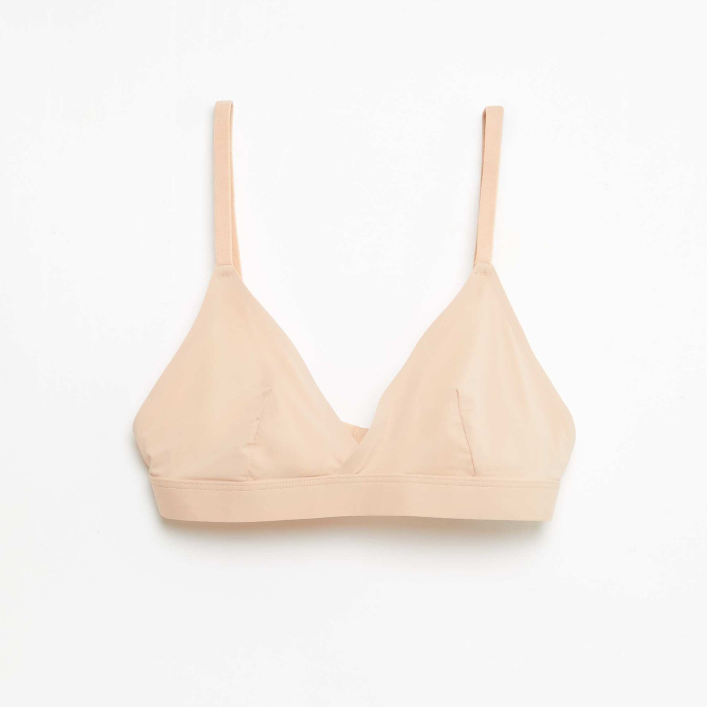 Lot de 2 soutien-gorge triangles en microfibre BEIGE