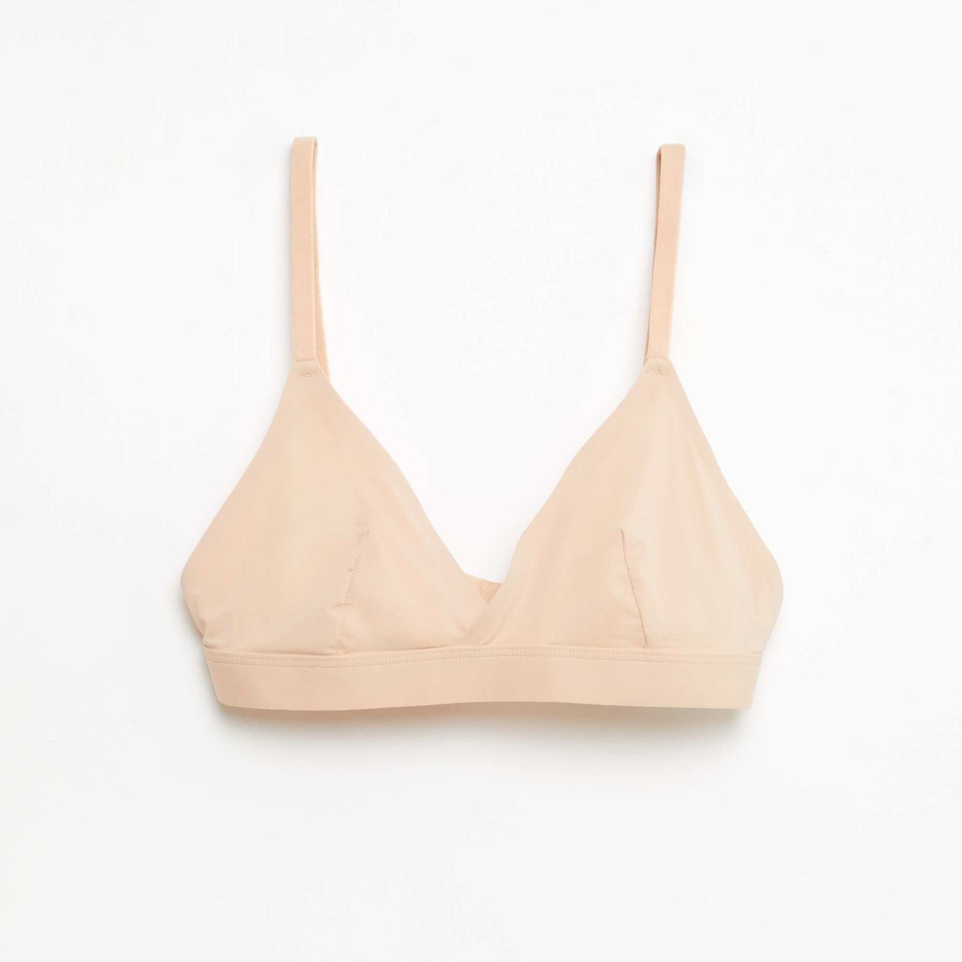 Lot de 2 soutien-gorge triangles en microfibre BEIGE