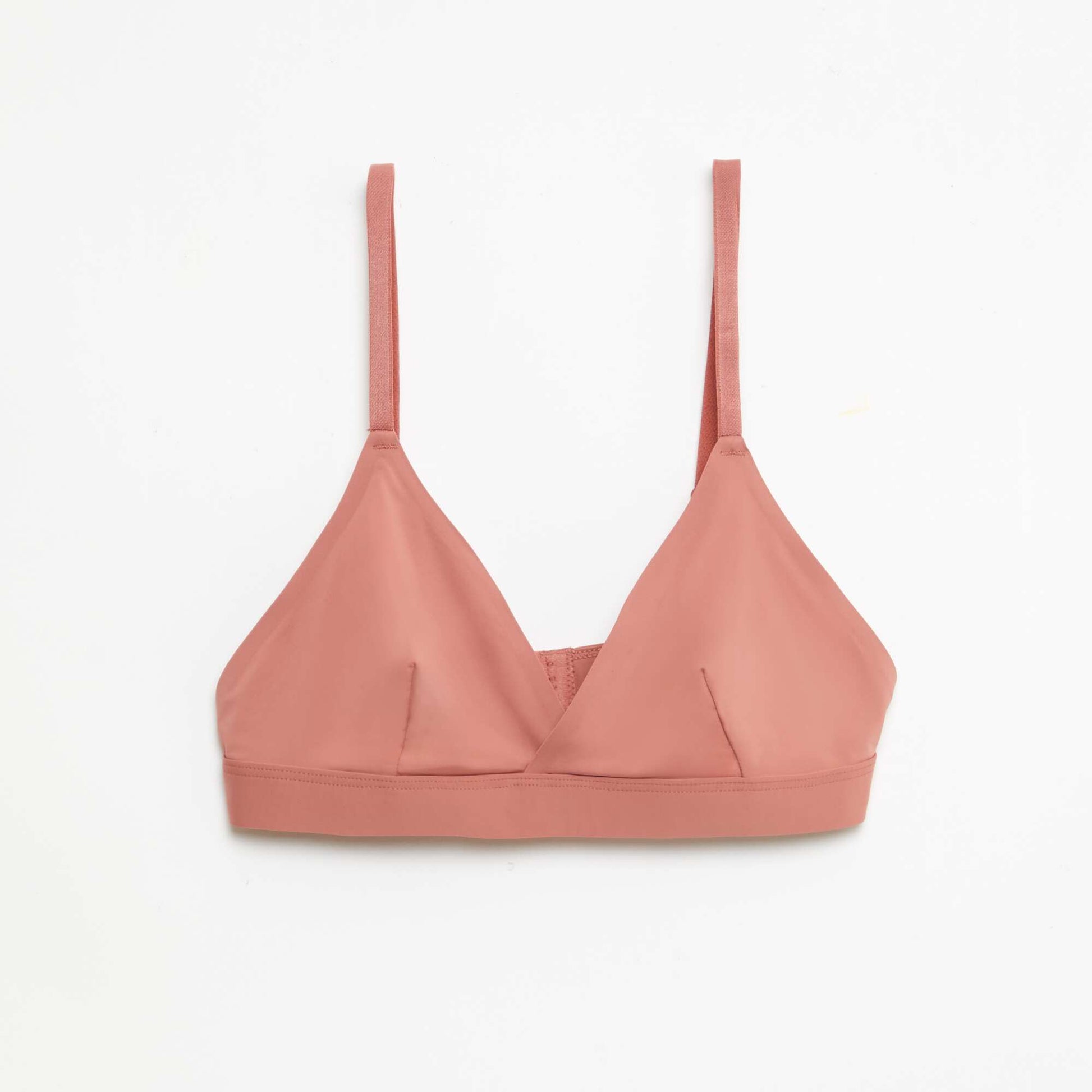 Lot de 2 soutien-gorge triangles en microfibre BLANC