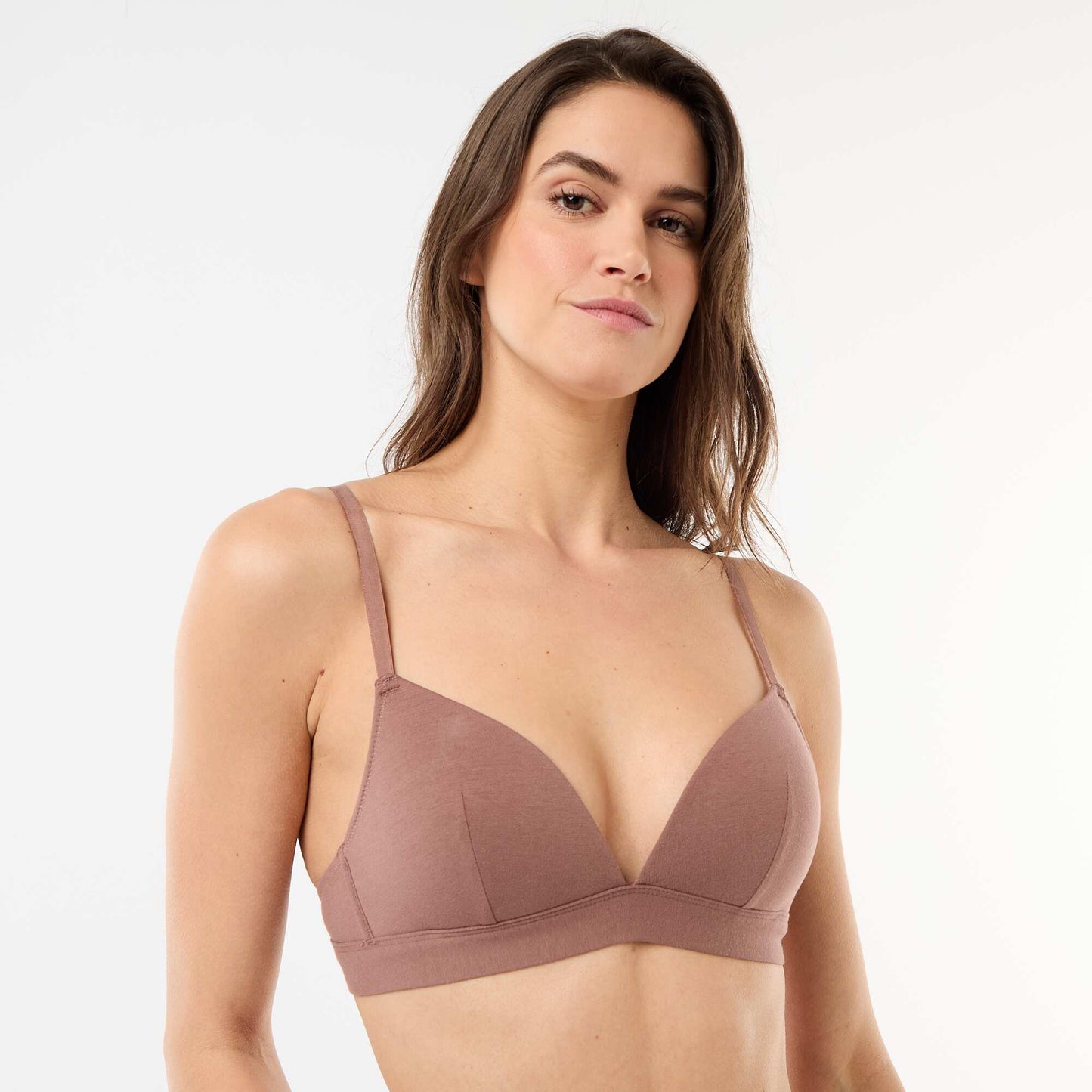 Lot de 2 soutiens-gorge en coton ECRU
