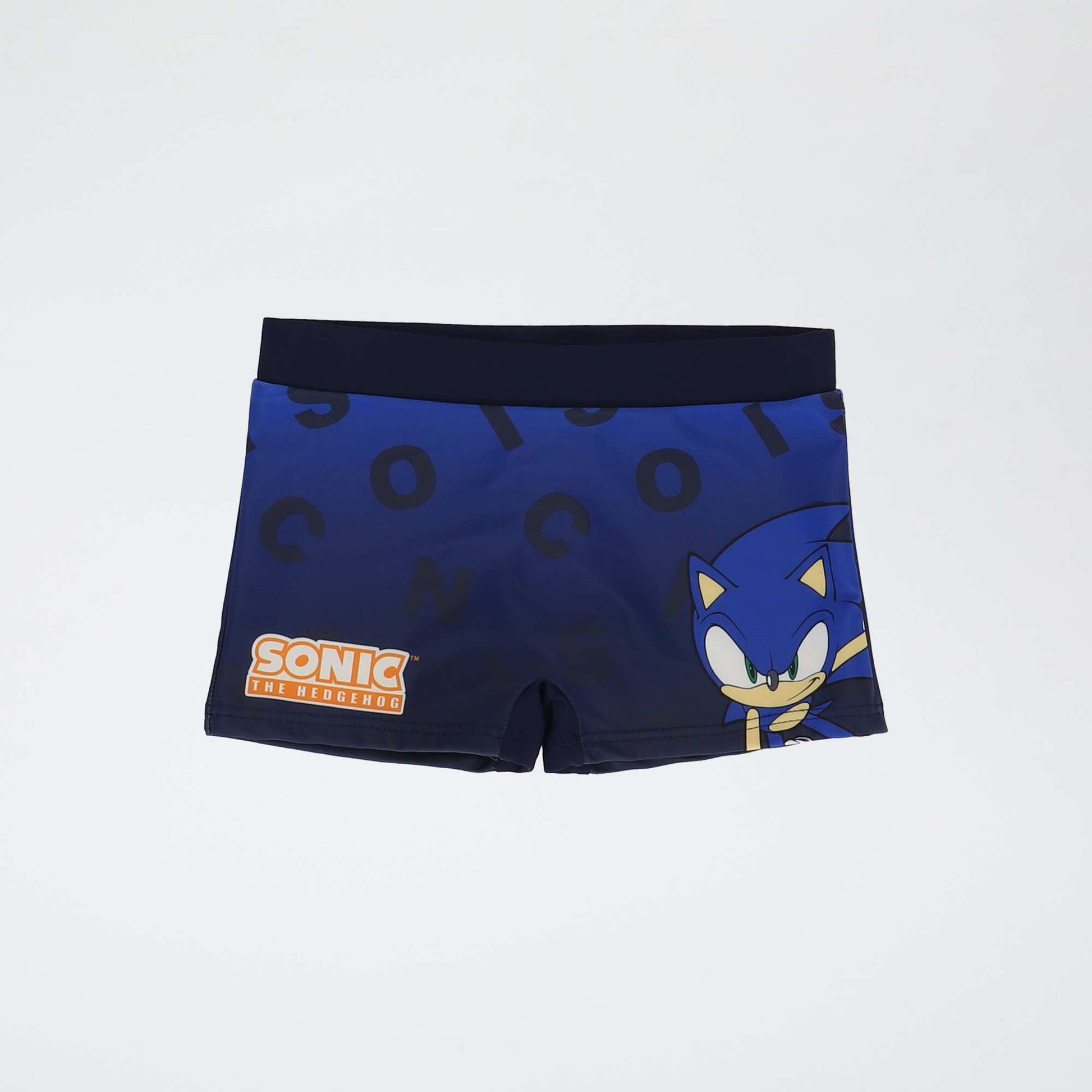 Maillot de bain boxer imprimé 'Sonic' BLEU