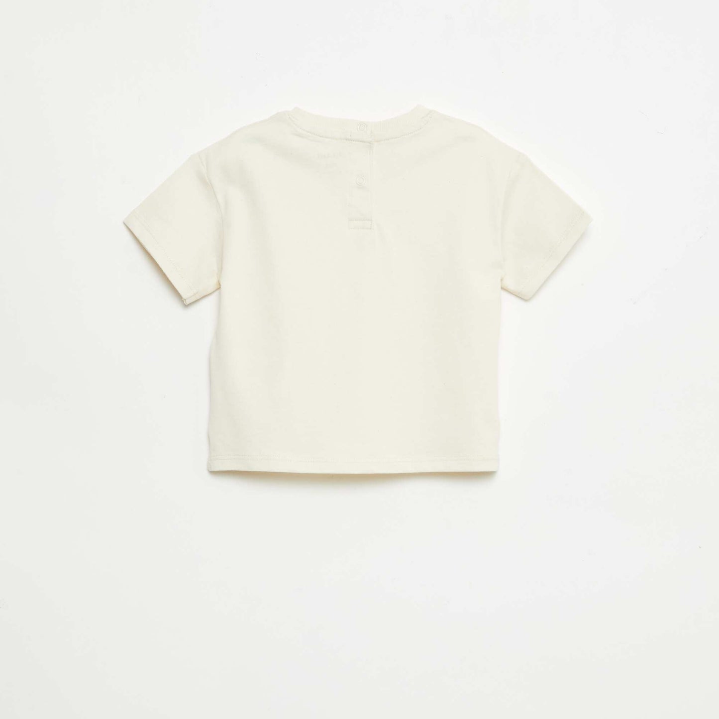 T-shirt uni sans manches ECRU