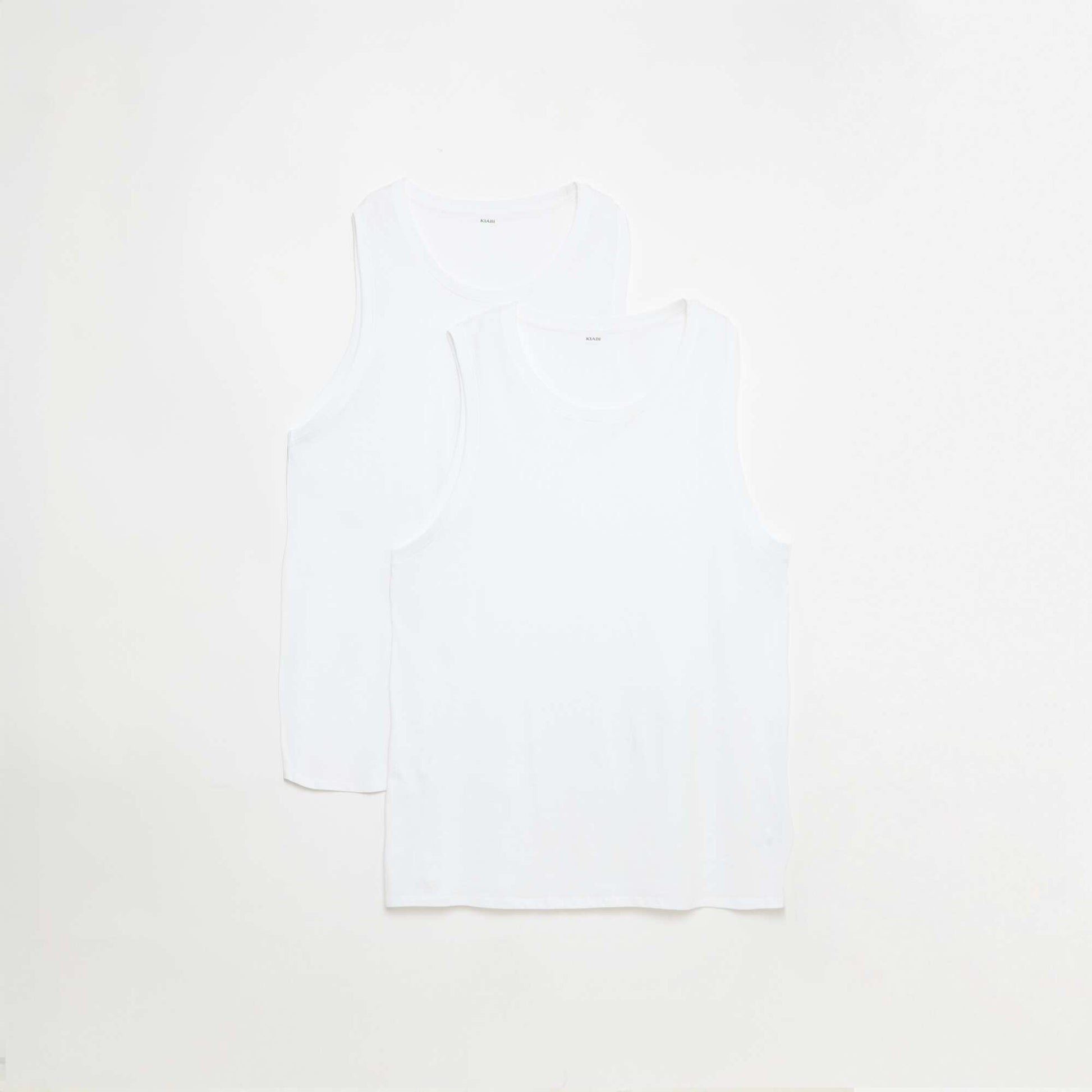 Lot de débardeur en maille jersey - 2 pièces BLANC