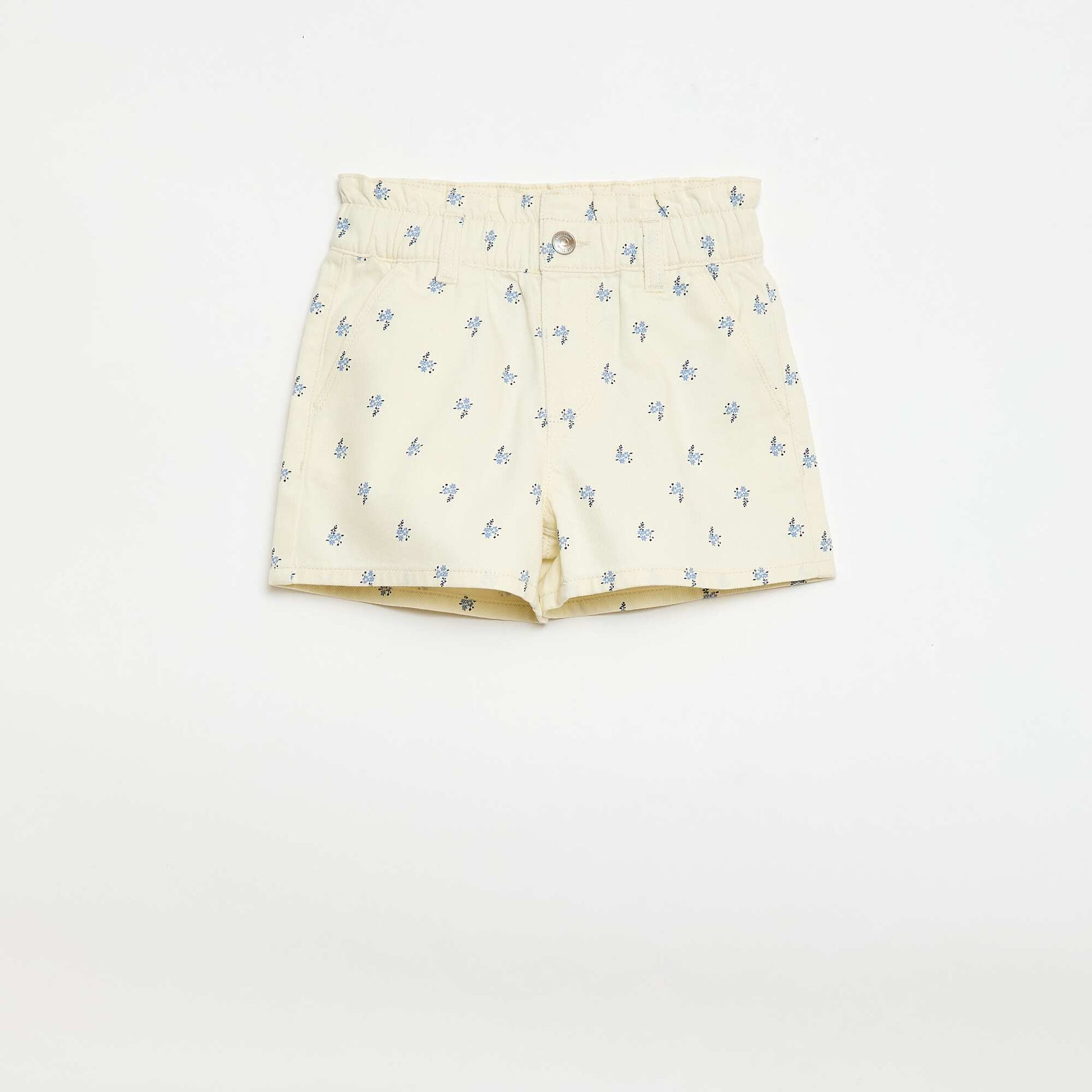 Short en coton BEIGE