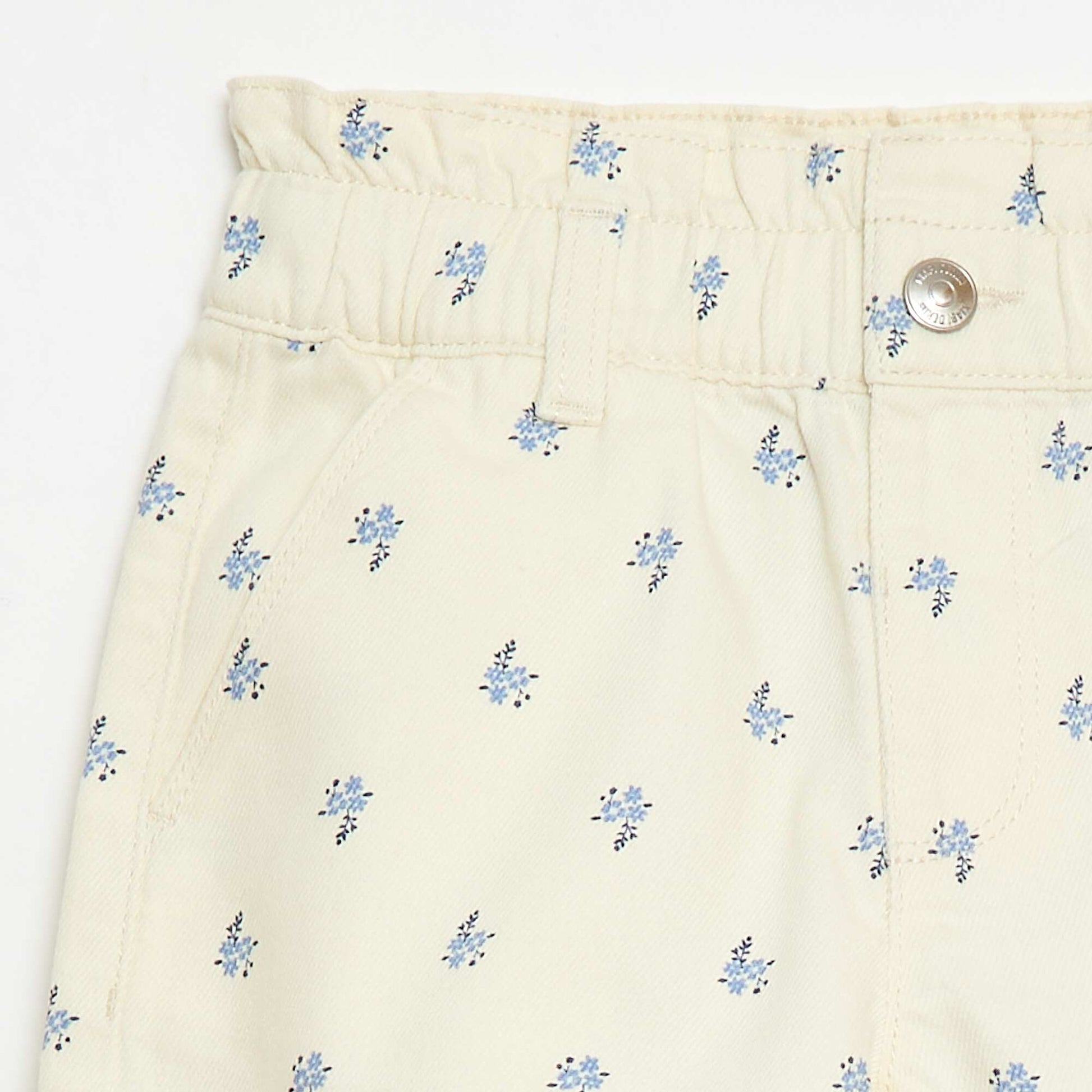 Short en coton BEIGE