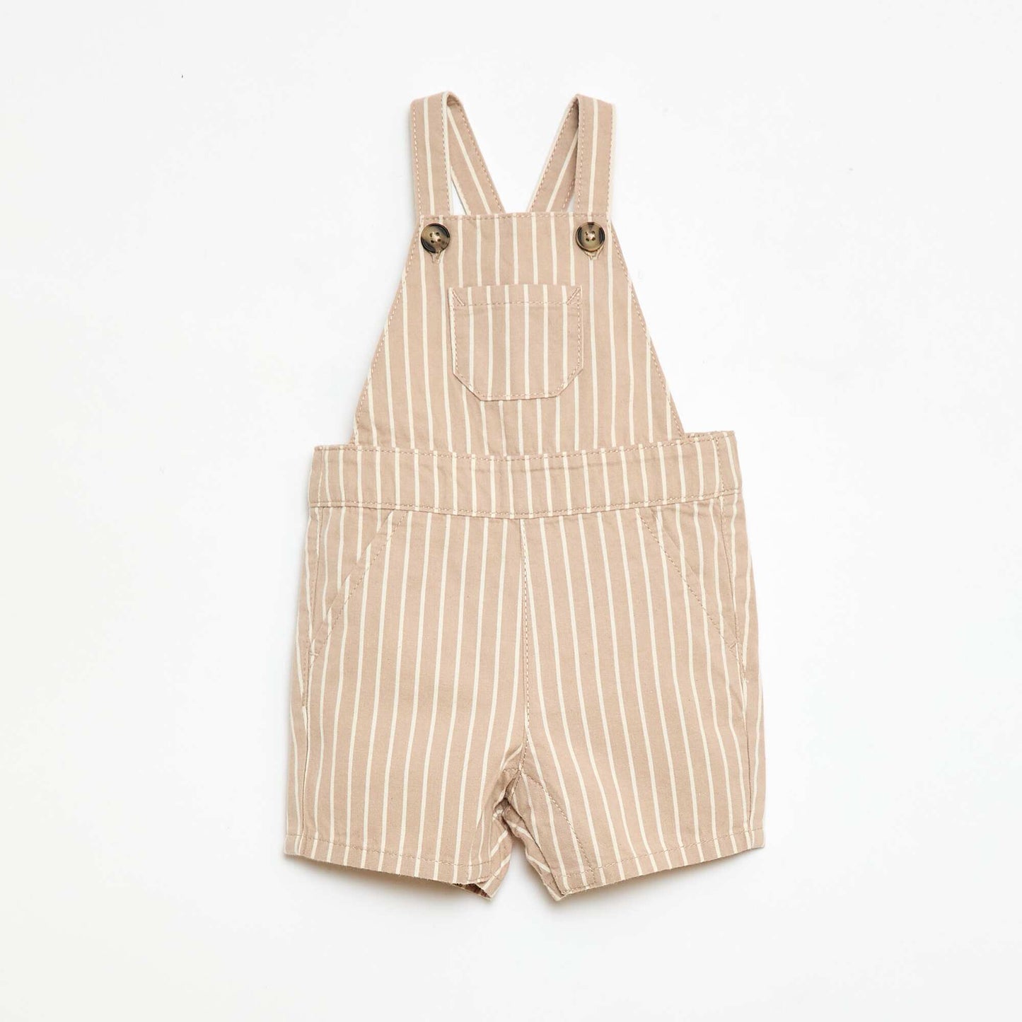 Salopette légère avec bretelles ajustables BEIGE