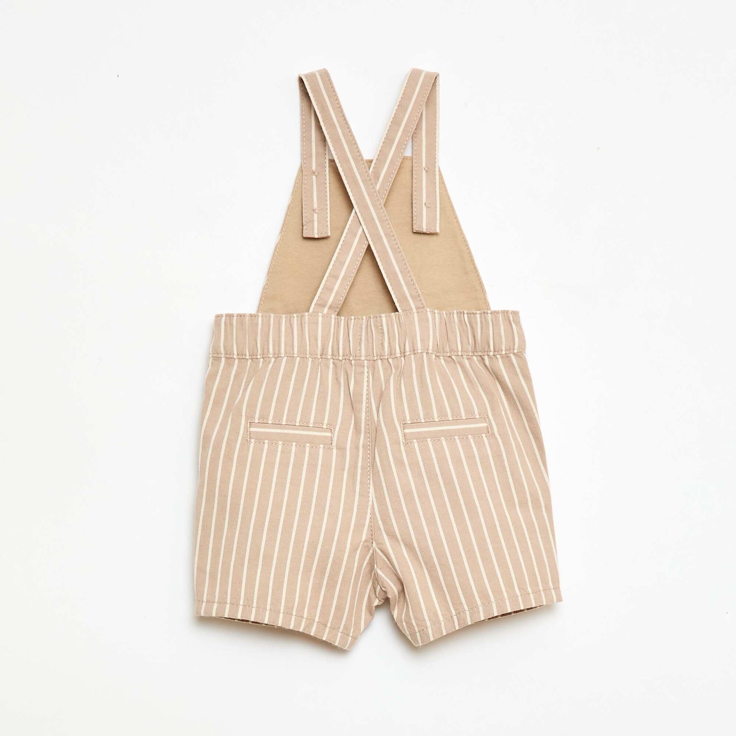 Salopette légère avec bretelles ajustables BEIGE