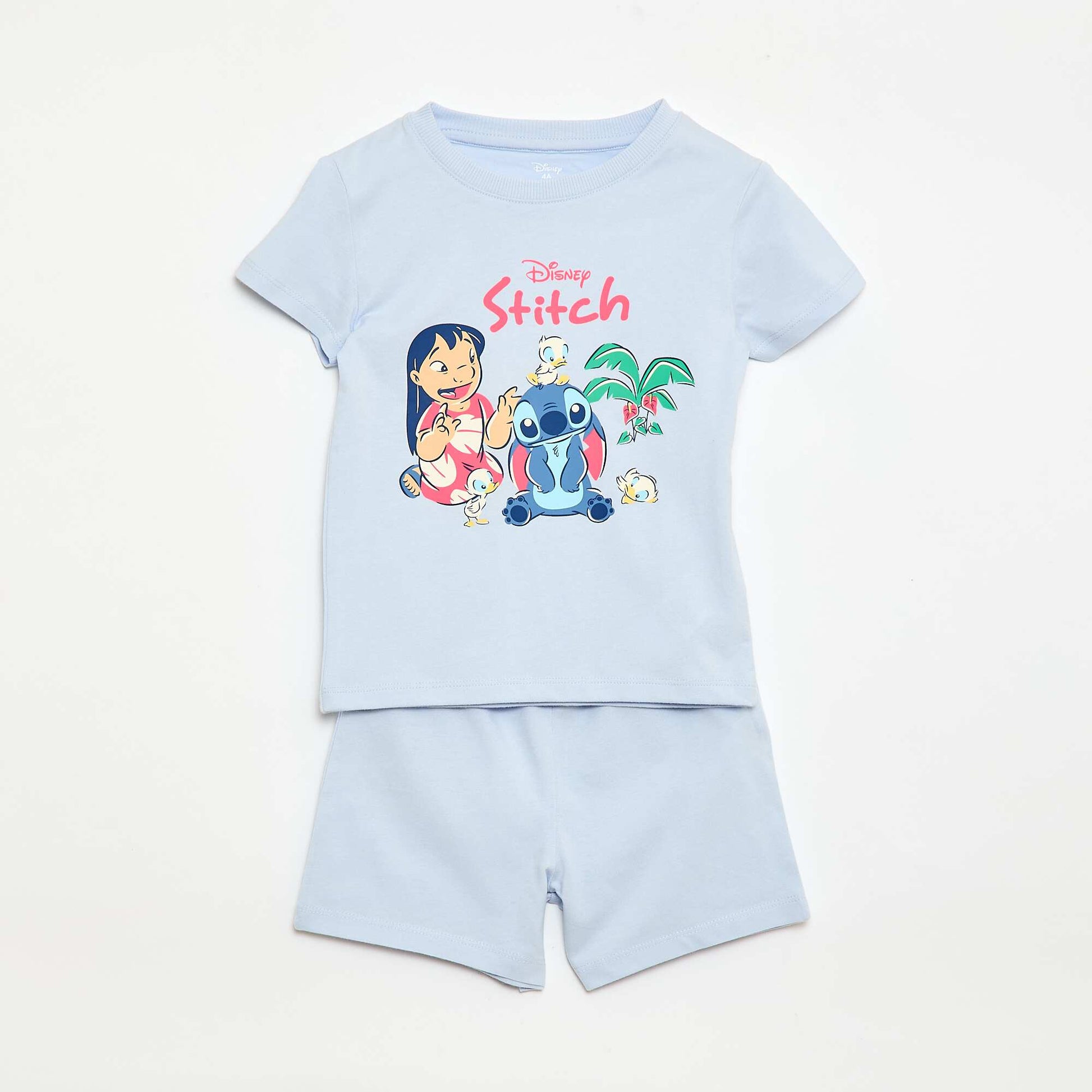 Pyjama 'Disney' 'Minnie' 2 pièces T-shirt + short BLEU