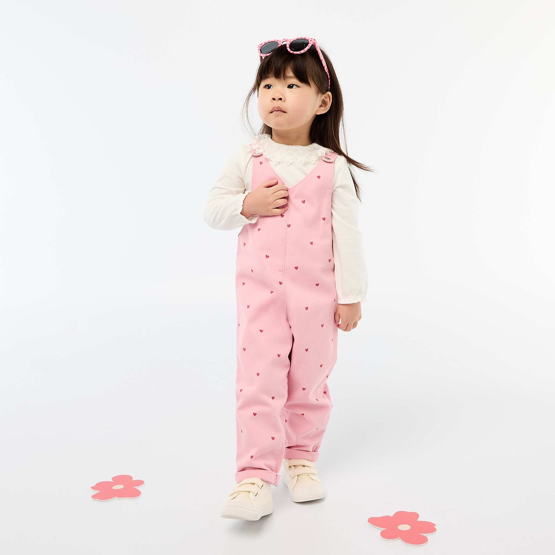 Salopette en twill ROSE