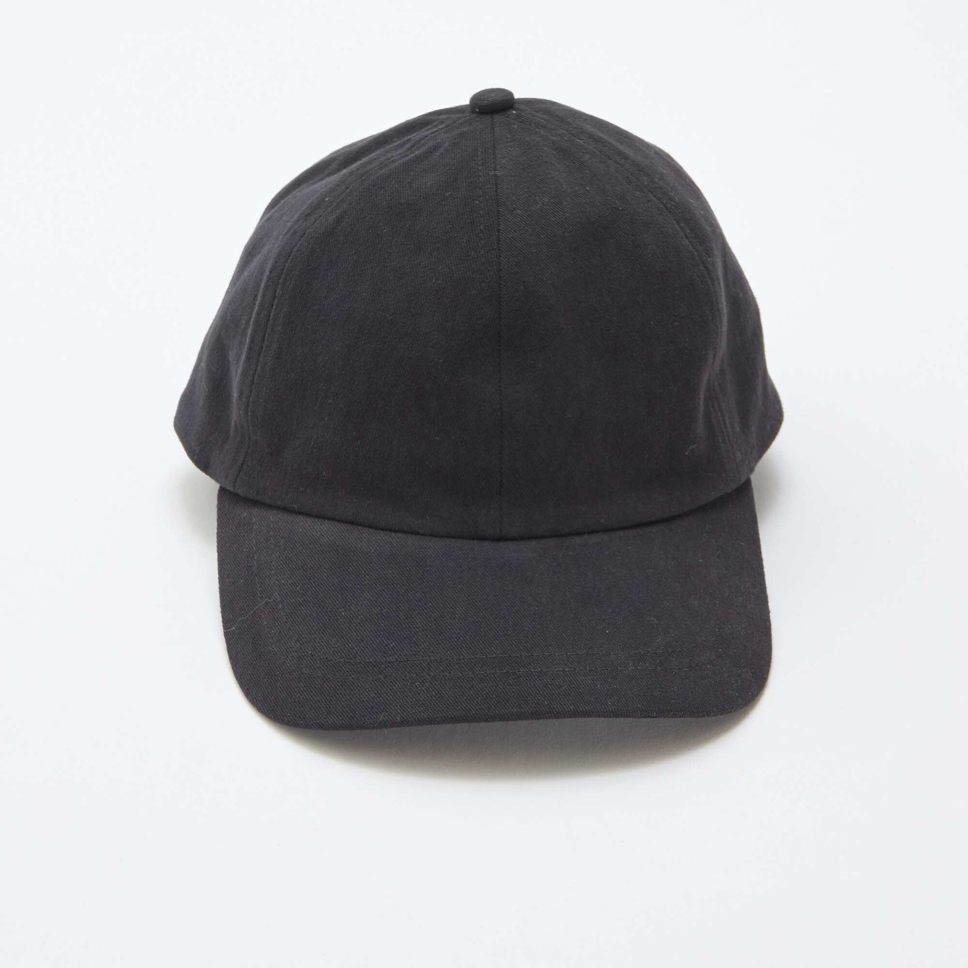 Casquette baseball en coton NOIR