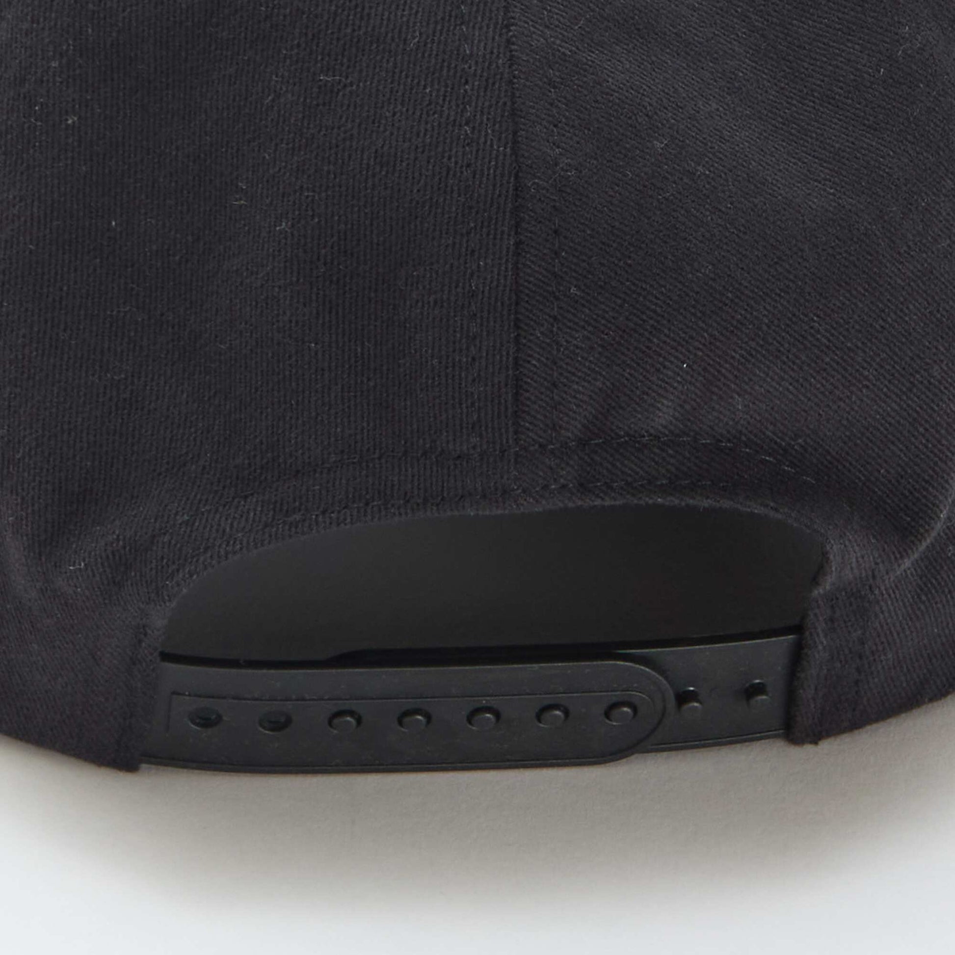 Casquette baseball en coton NOIR