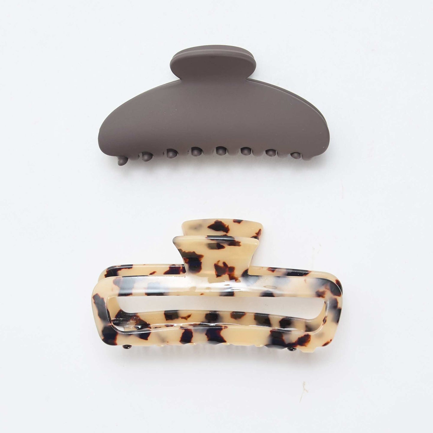 Lot de 2 pinces crabe NOIR
