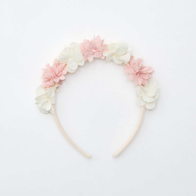 Serre-tête fleuri ROSE