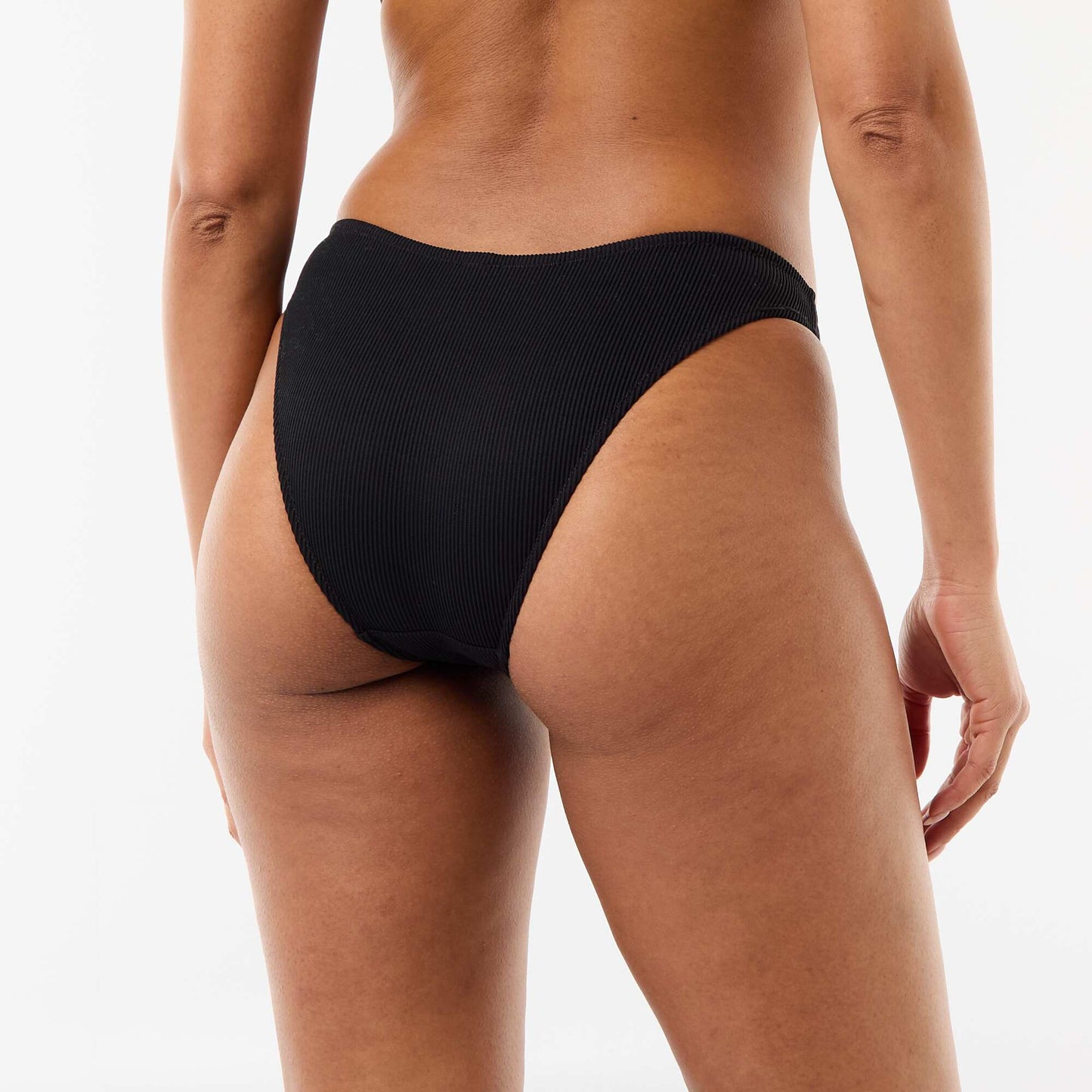 Culotte de bain en maille texturée NOIR