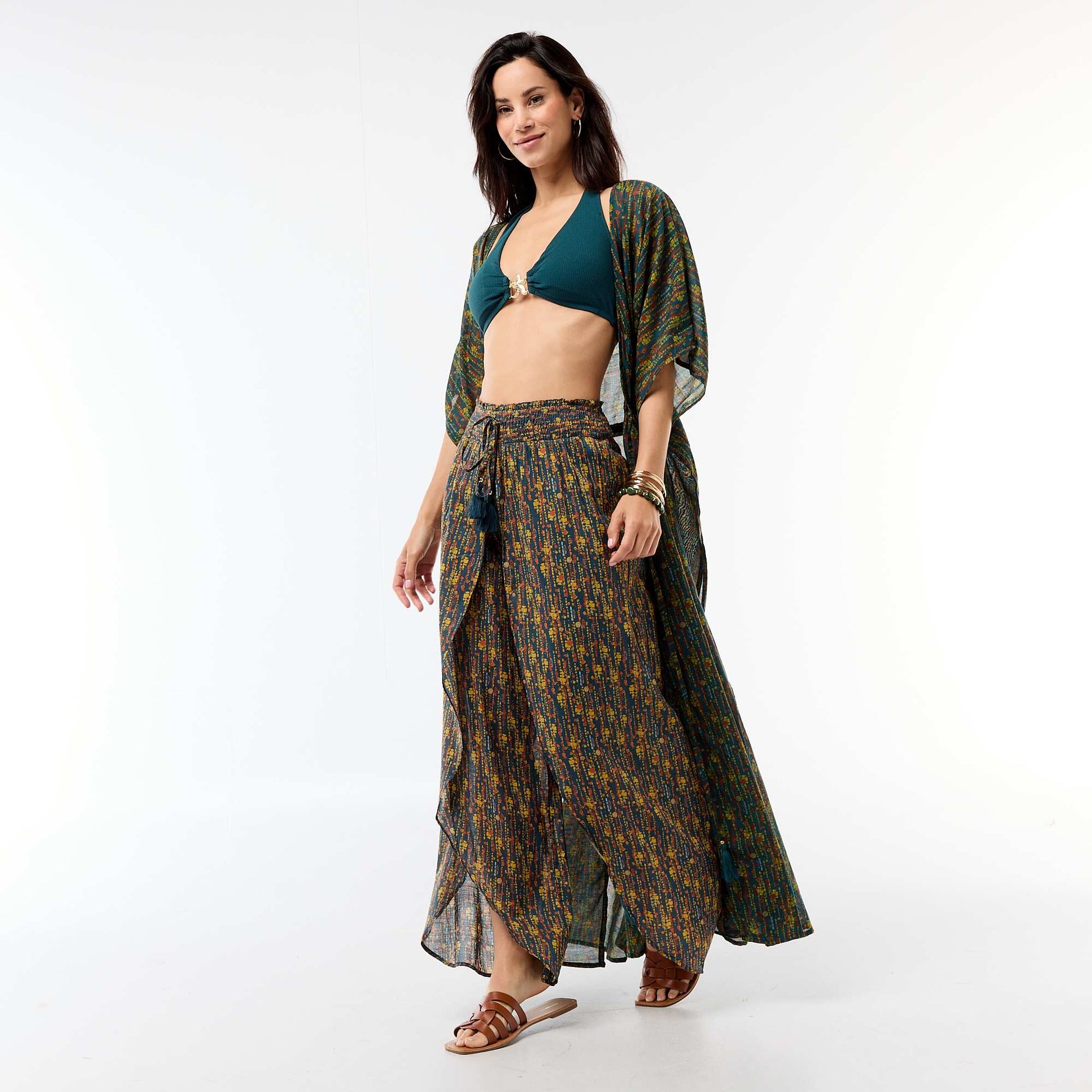 Soutien-gorge de bain avec bijou étoile de mer BLEU