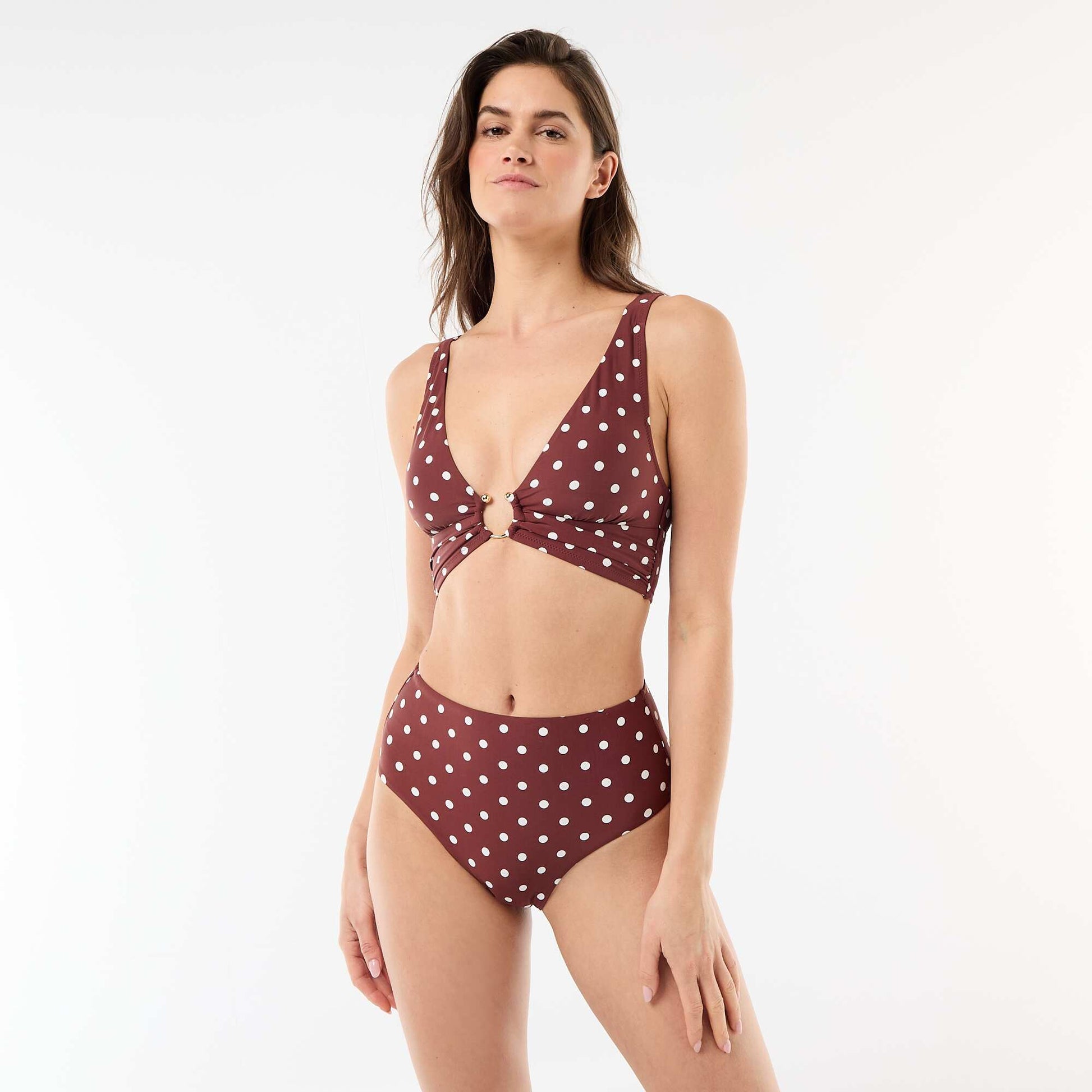 Soutien-gorge de bain MARRON
