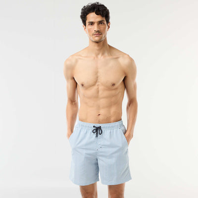 Short de bain rayé BLEU