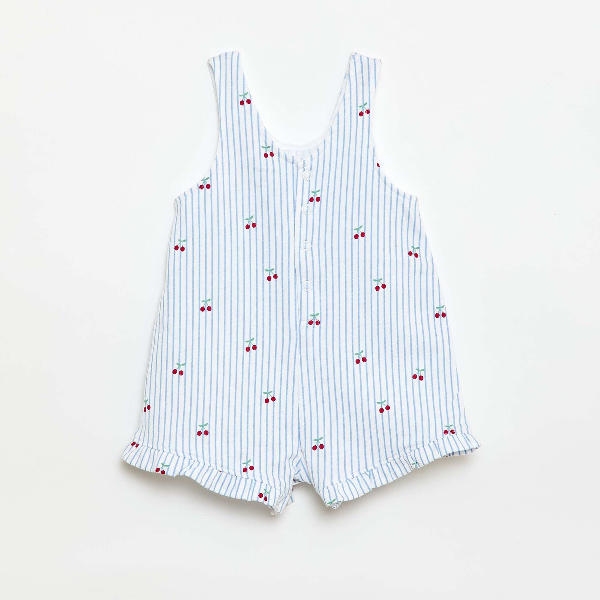 Ensemble 2 pièces T-shirt + combishort BLANC