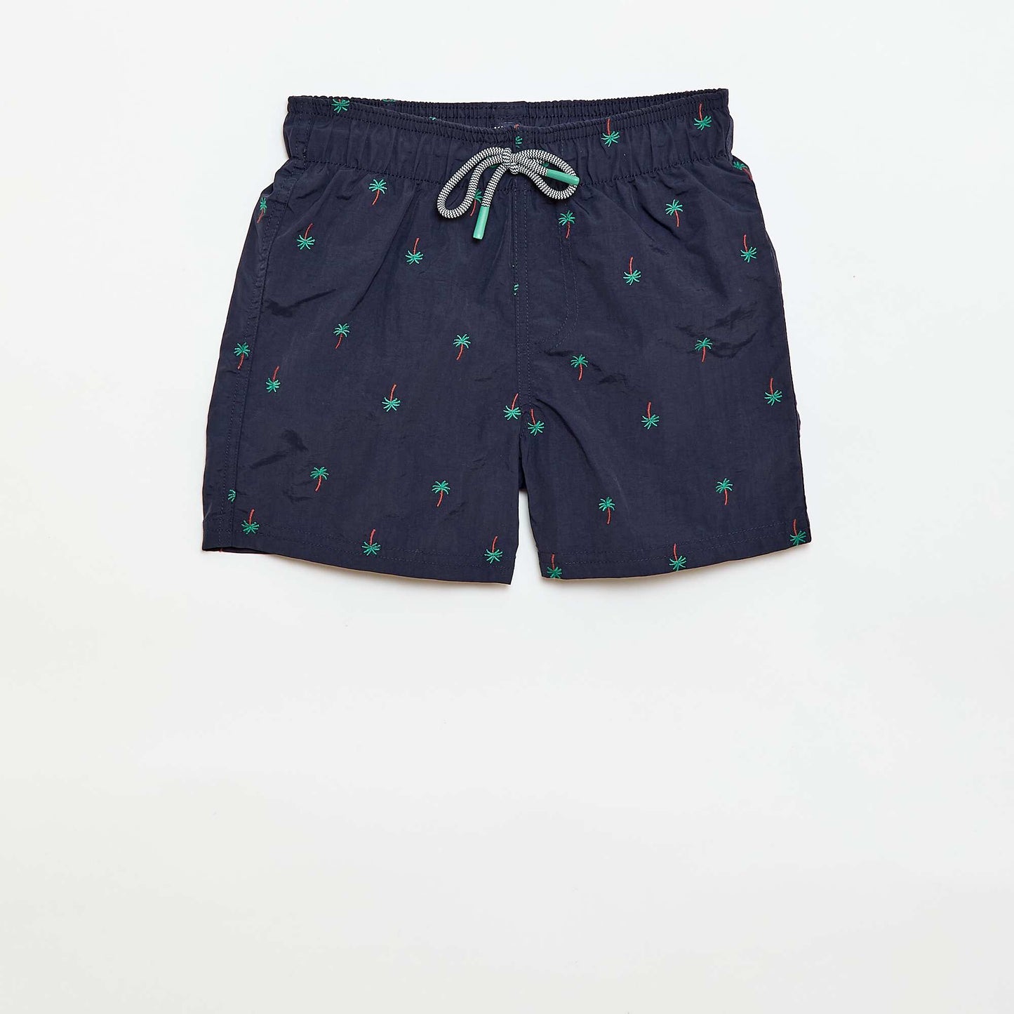 Short de bain brodé BLEU