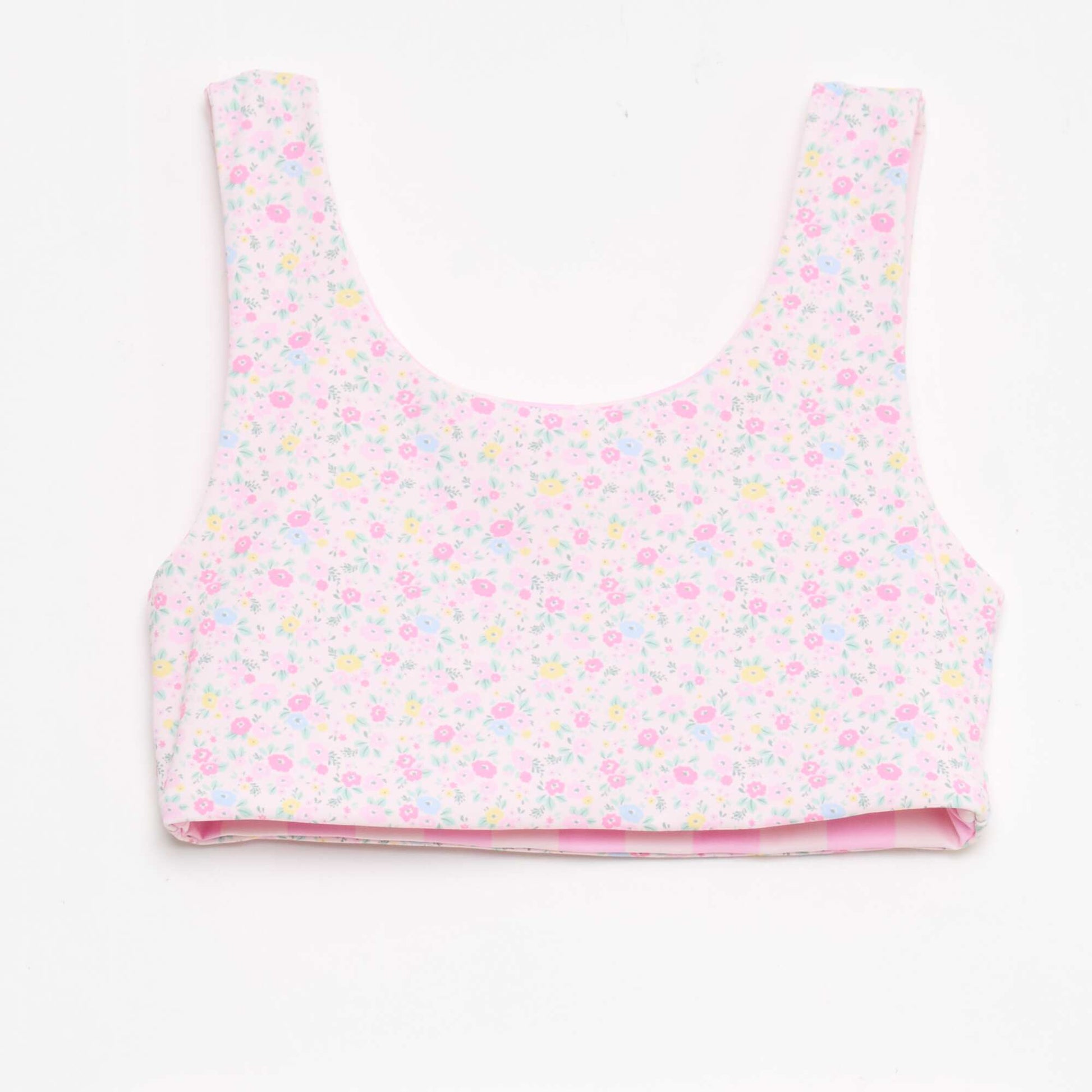 Maillot de bain imprimé réversible - 2 pièces ROSE