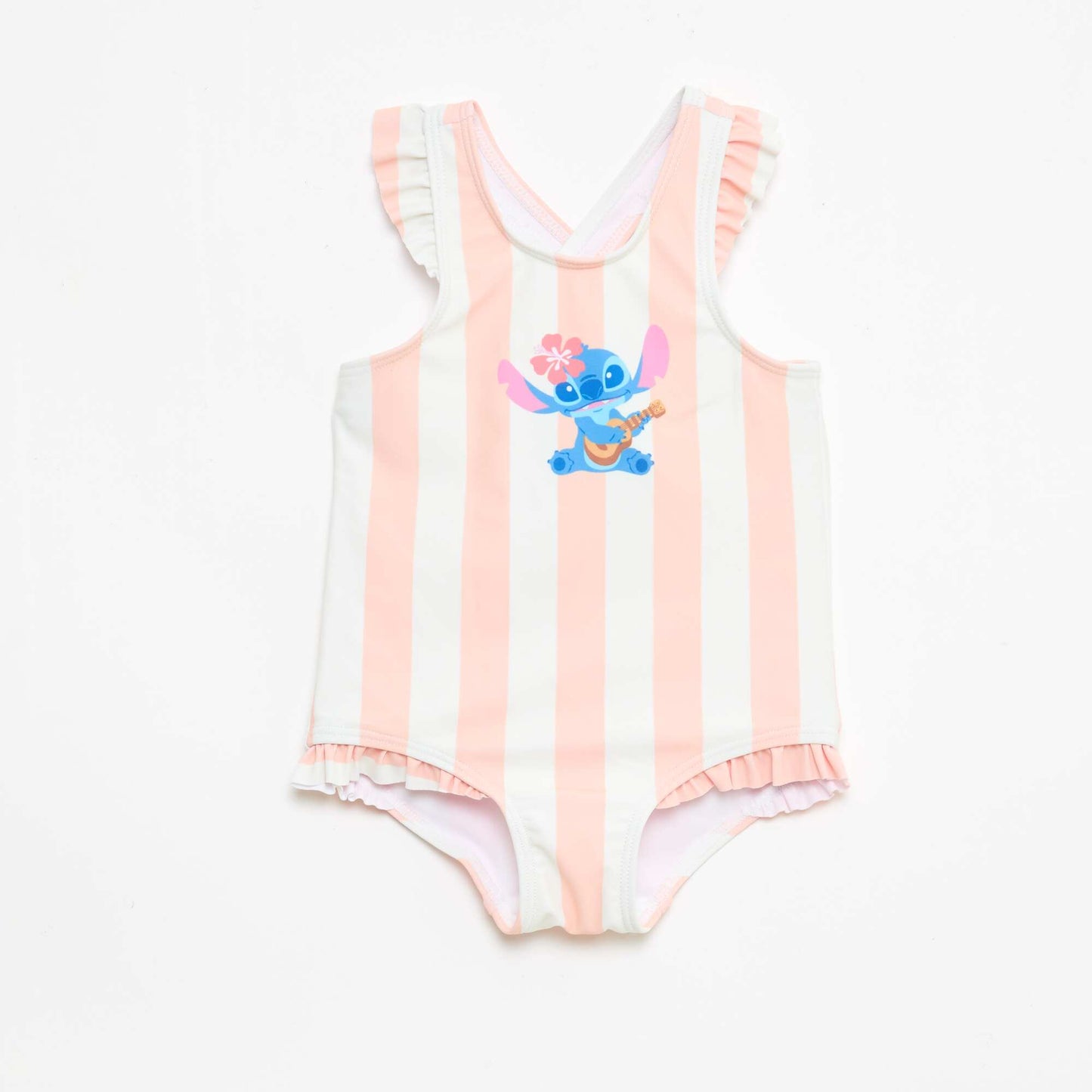 Maillot de bain 'Disney' 'Stitch' à rayure ORANGE