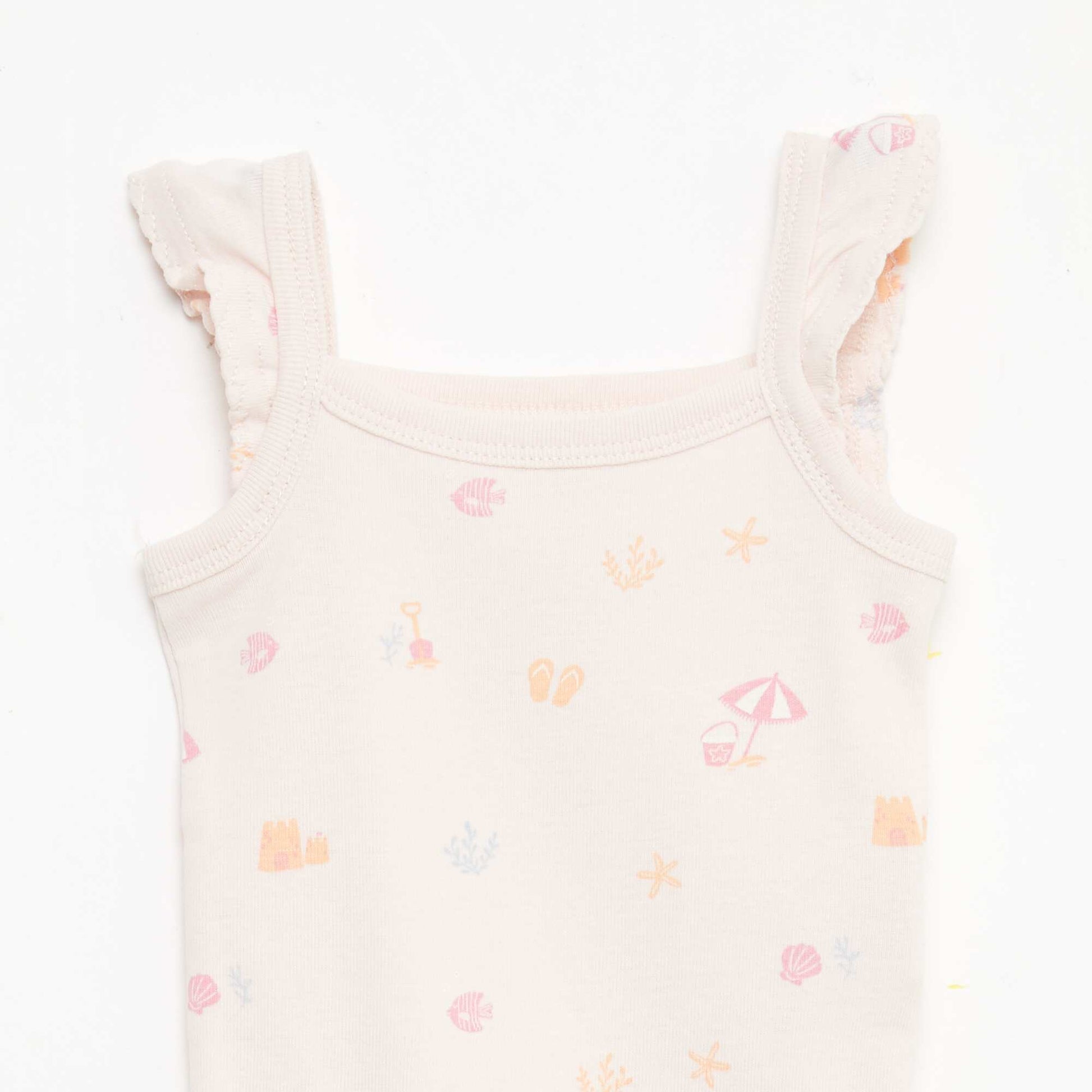Lot de 3 bodies sans manches ROSE