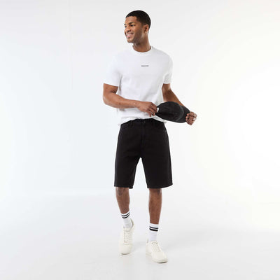 Bermuda en jean NOIR