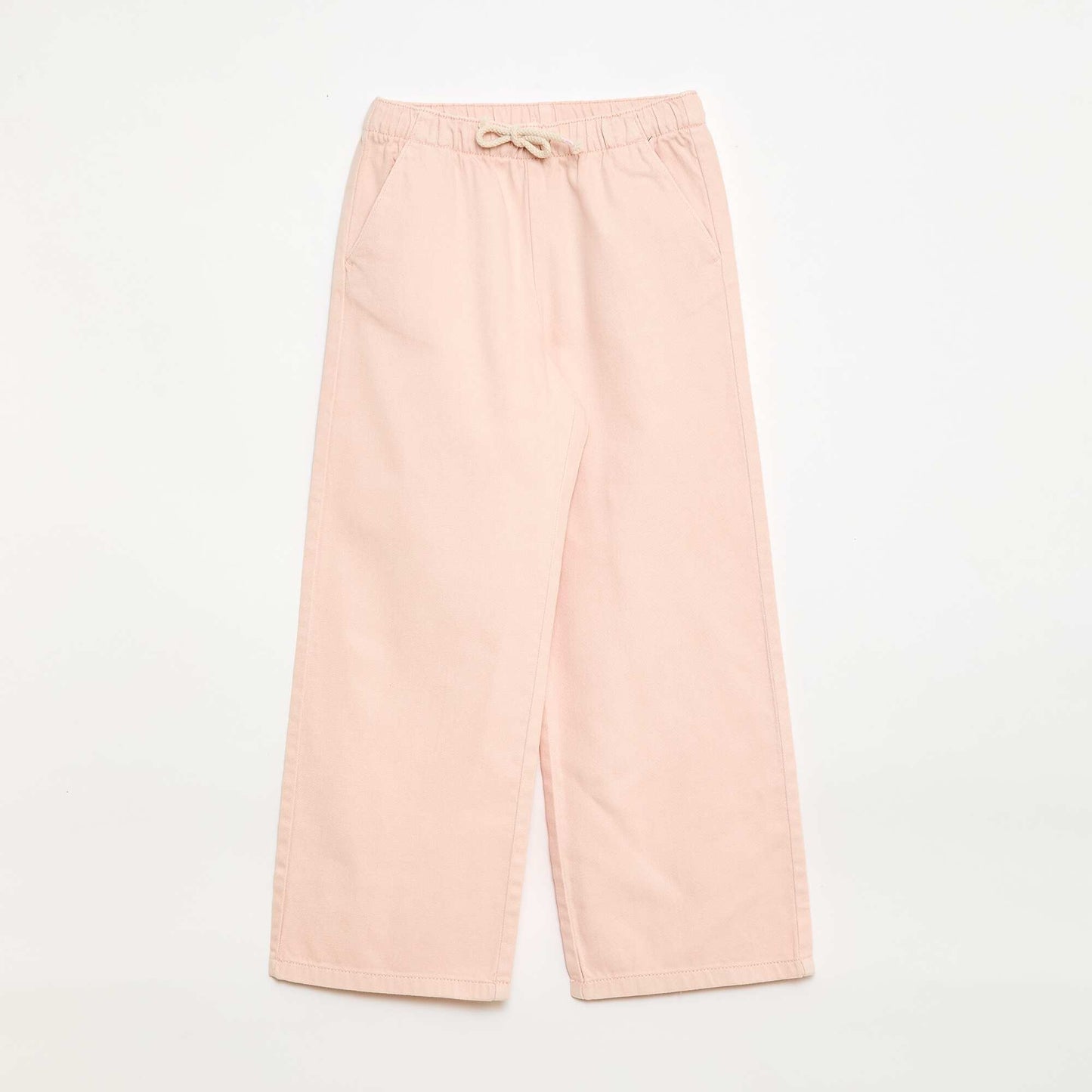 Pantalon en twill avec cordons de serrage ROSE