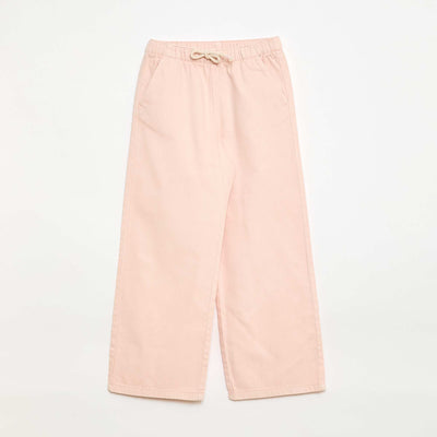 Pantalon en twill avec cordons de serrage ROSE
