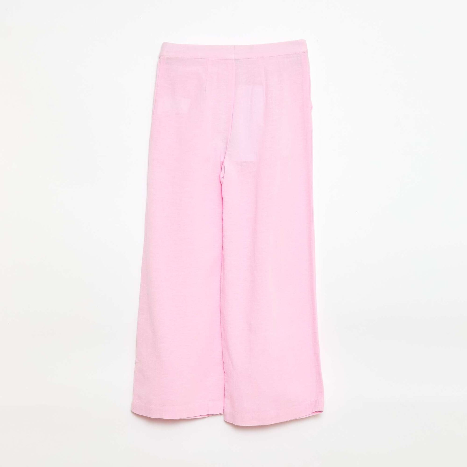 Pantalon large en lin mélangé ROSE