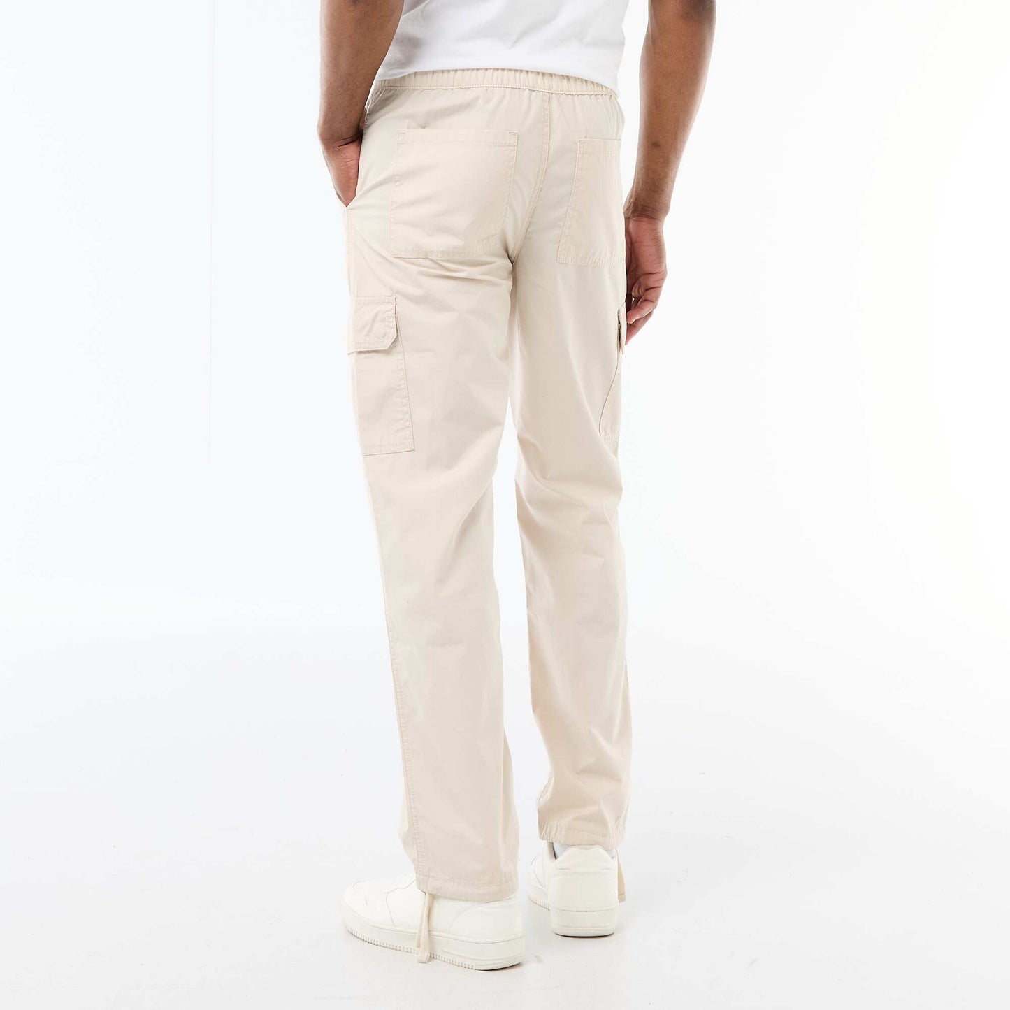 Pantalon multipoche regular fit GRIS