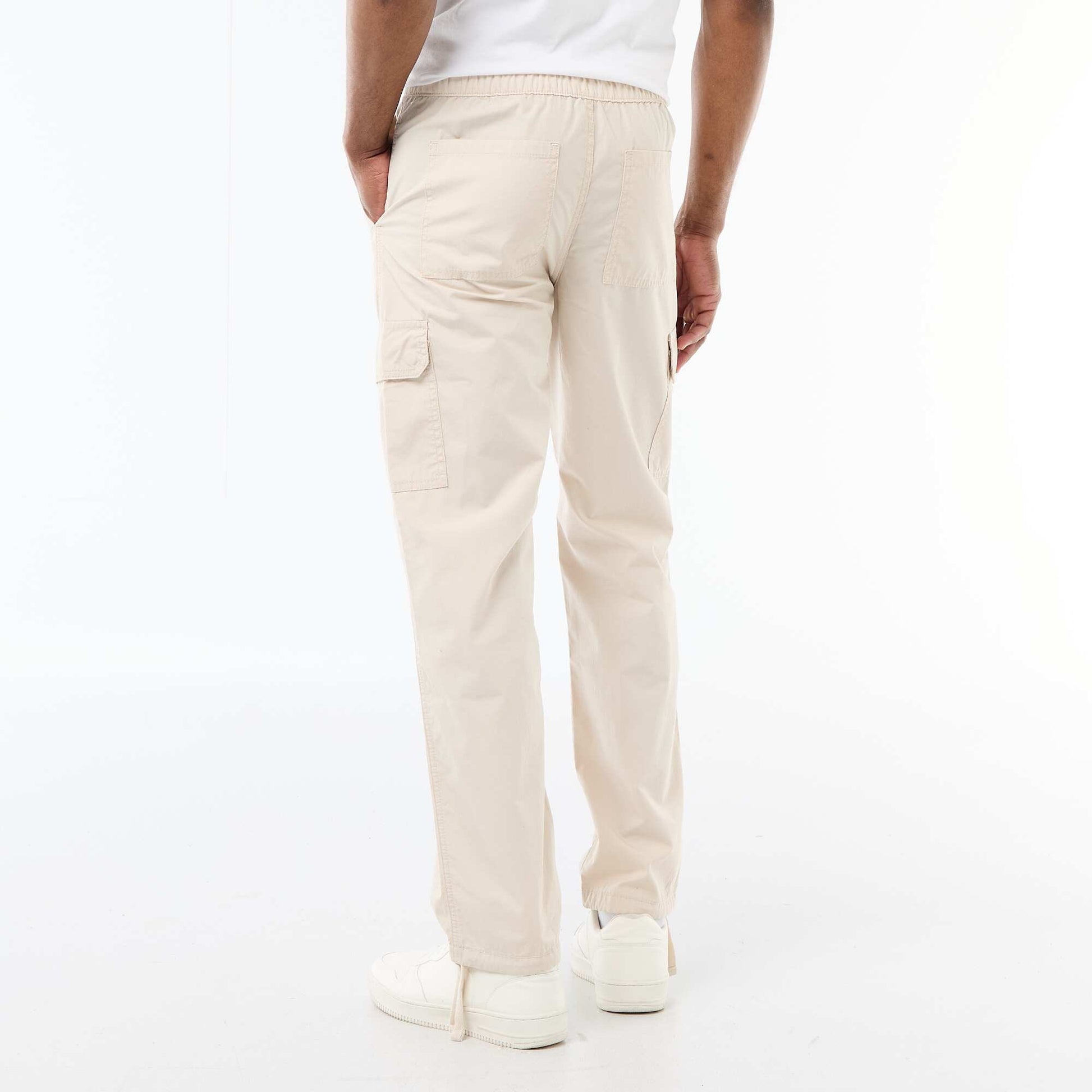 Pantalon multipoche regular fit GRIS