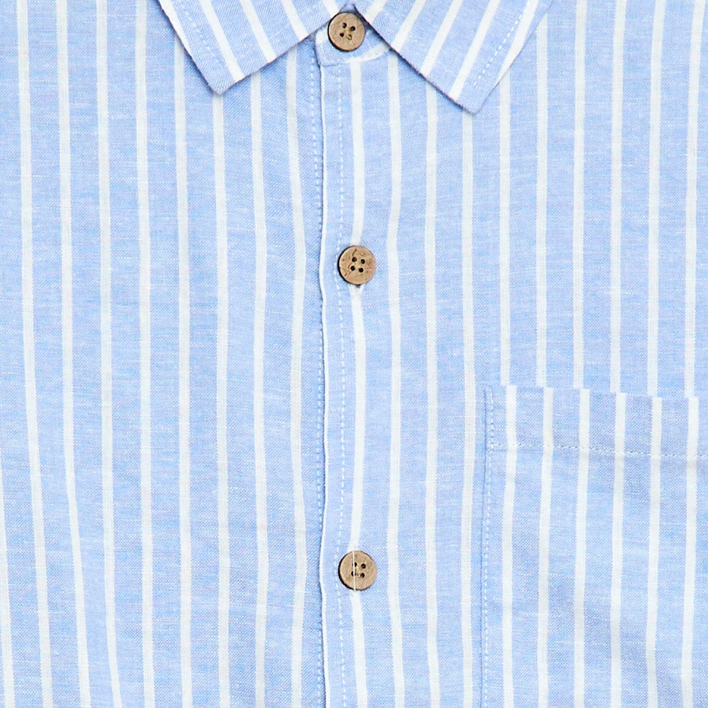 Chemise oversize rayée BLEU