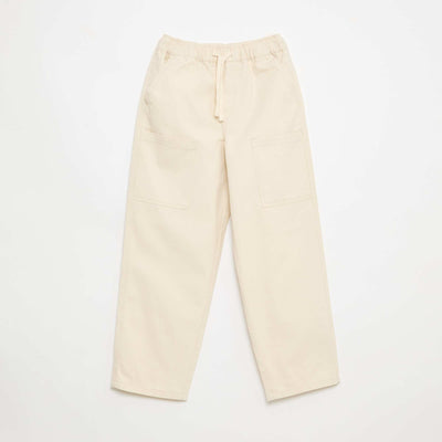 Jogpant avec poches plaquées latérales BEIGE