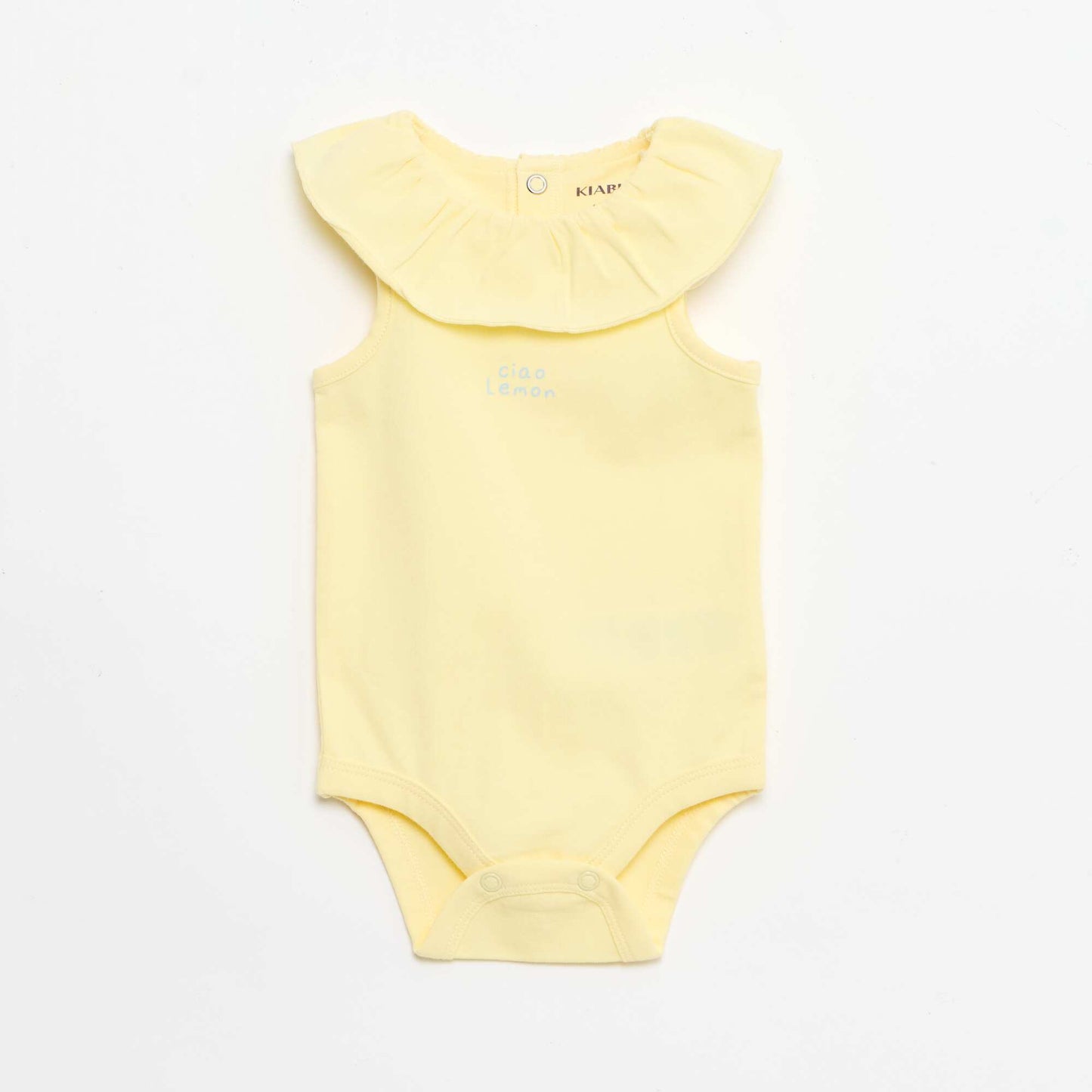 Ensemble 2 pièces body + culotte JAUNE