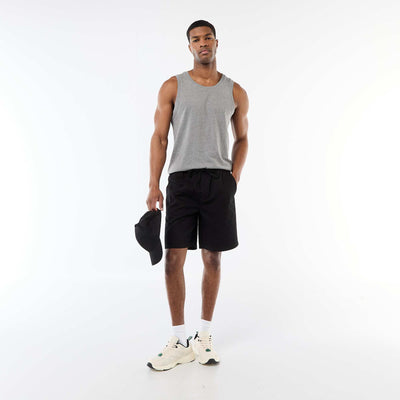 Short chino uni NOIR