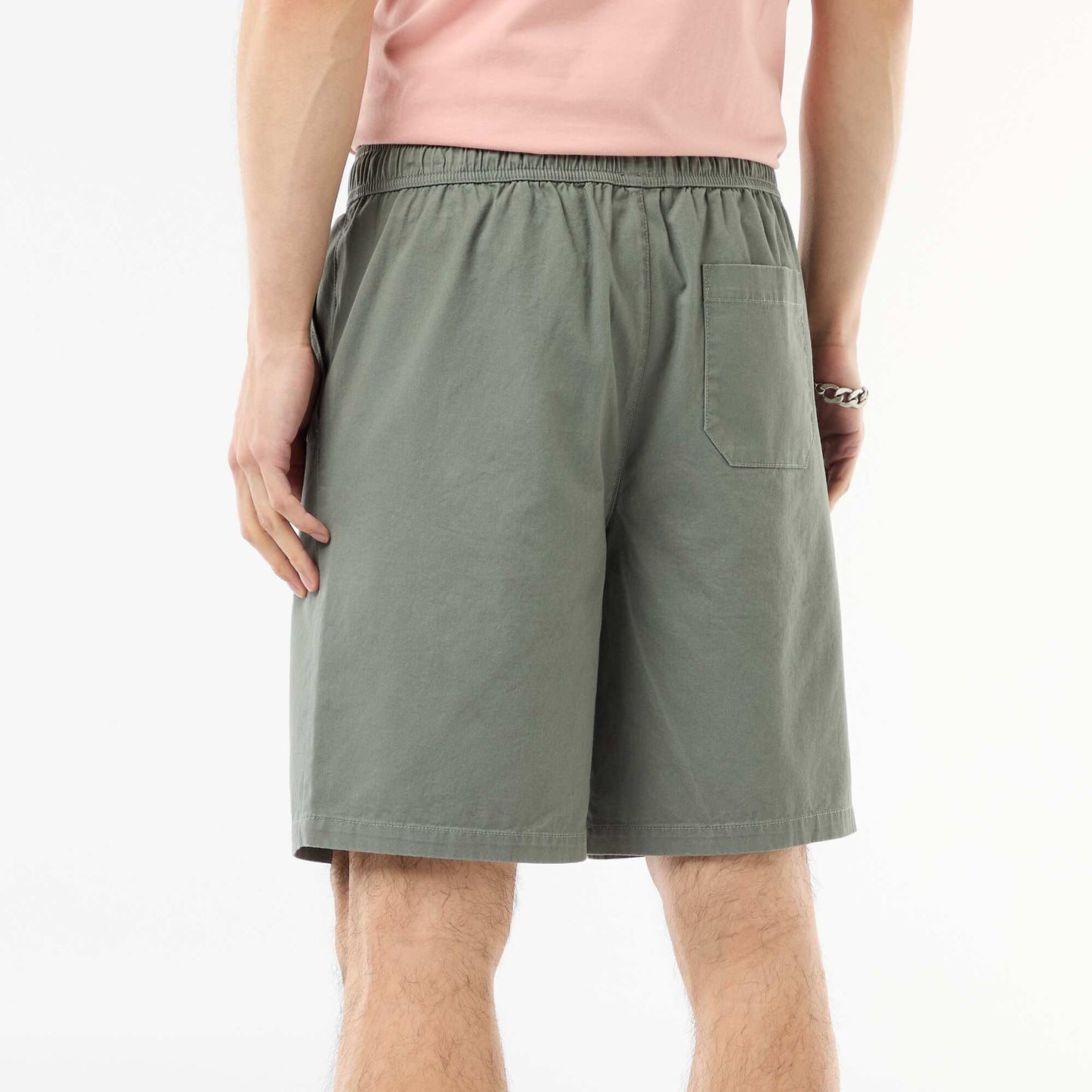 Short chino uni KAKI