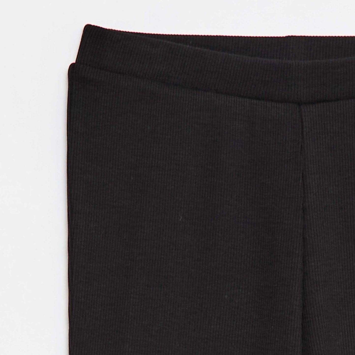 Legging flare côtelé NOIR