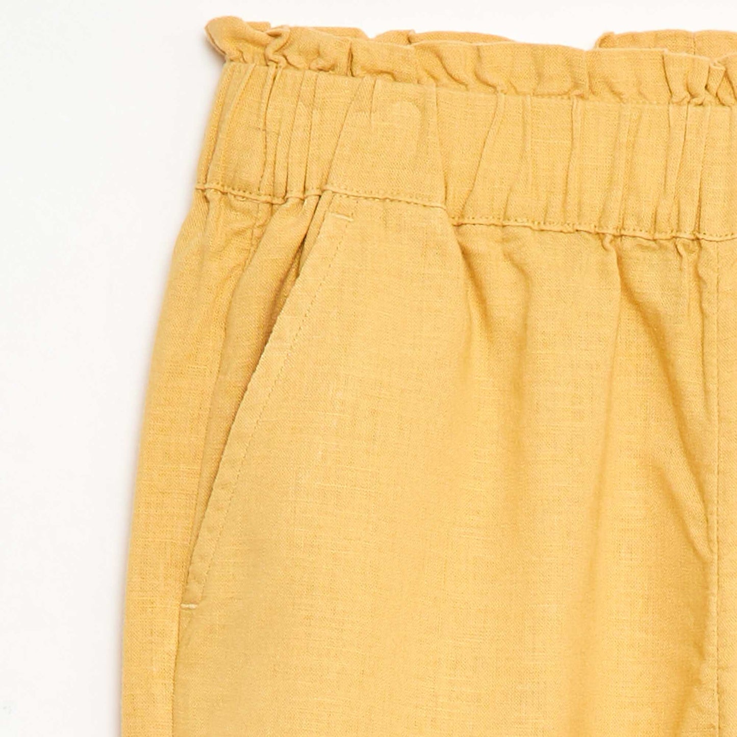 Pantalon en lin mélangé BEIGE
