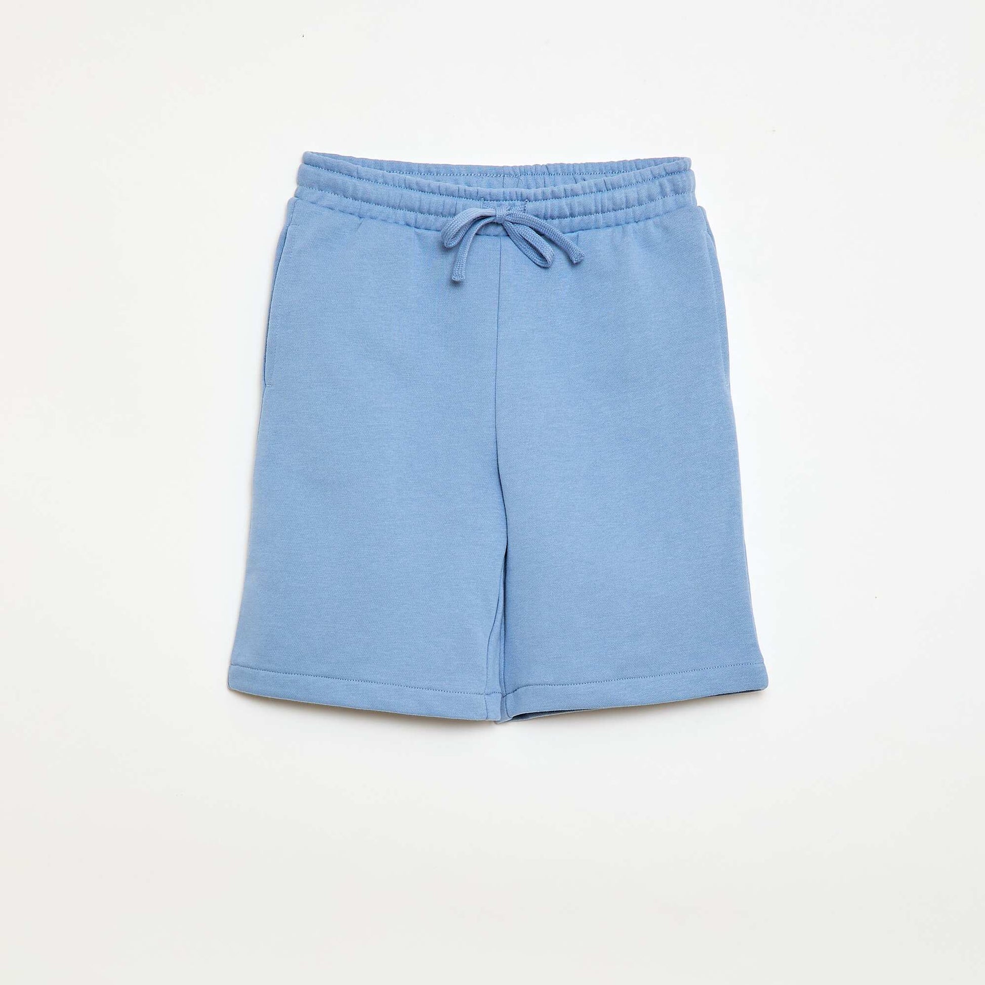 Lot de 2 shorts en coton uni JAUNE