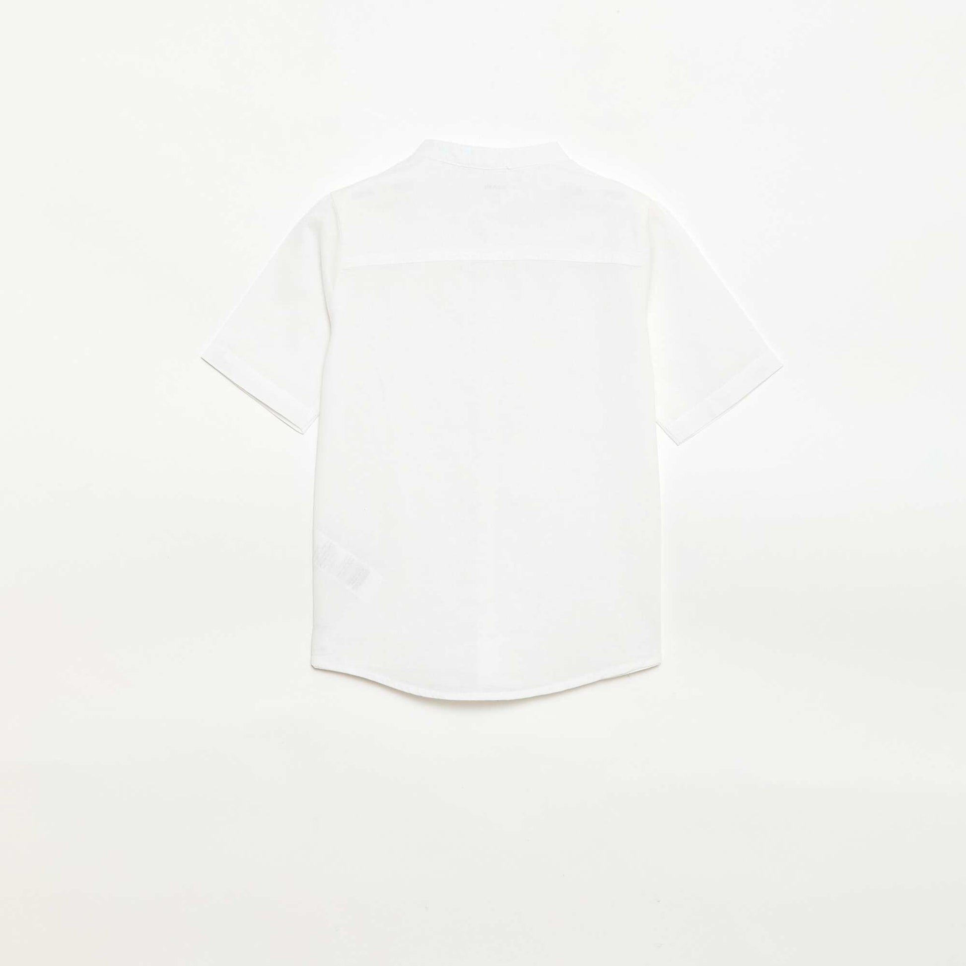 Chemisette en coton BLANC