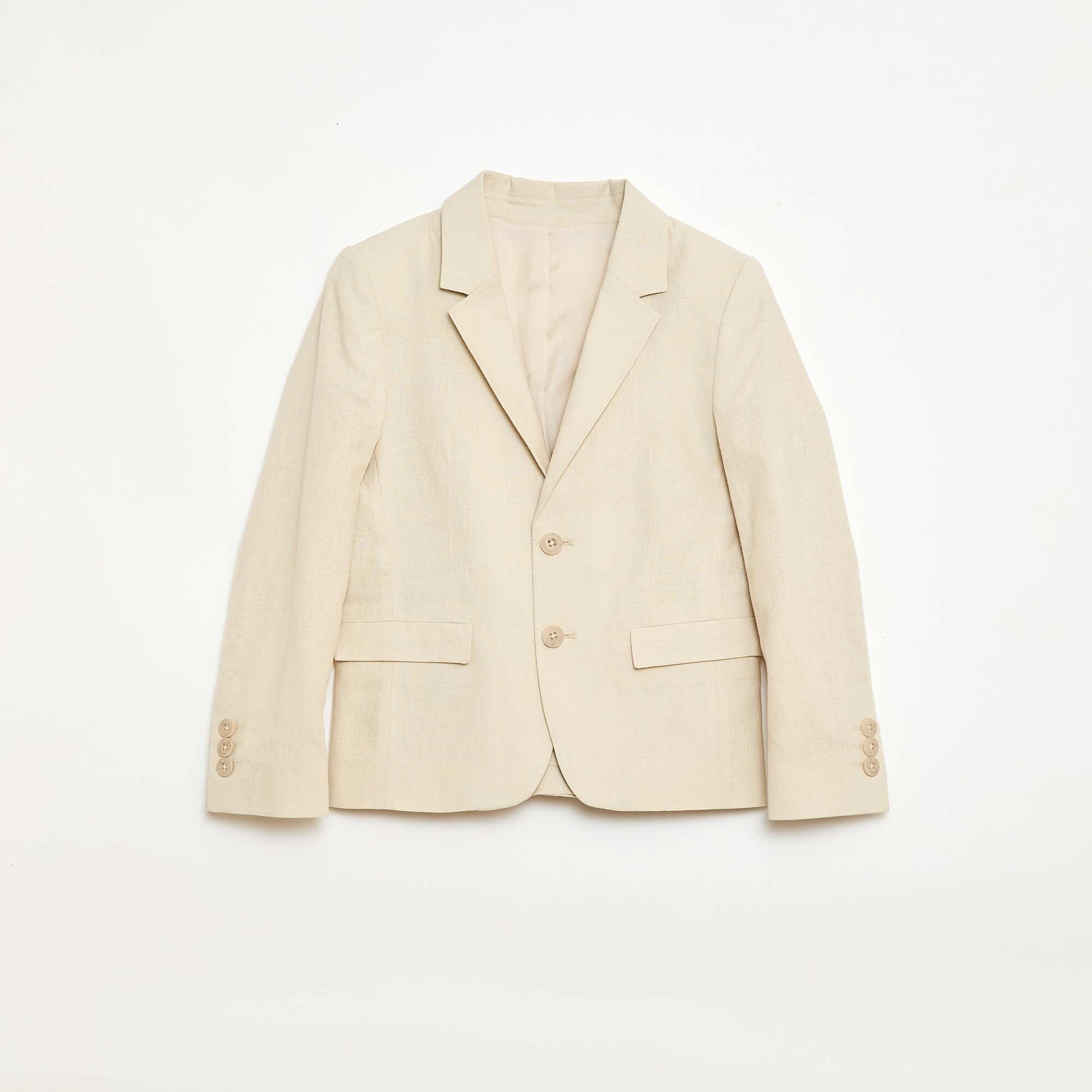 Veste de costume unie BEIGE