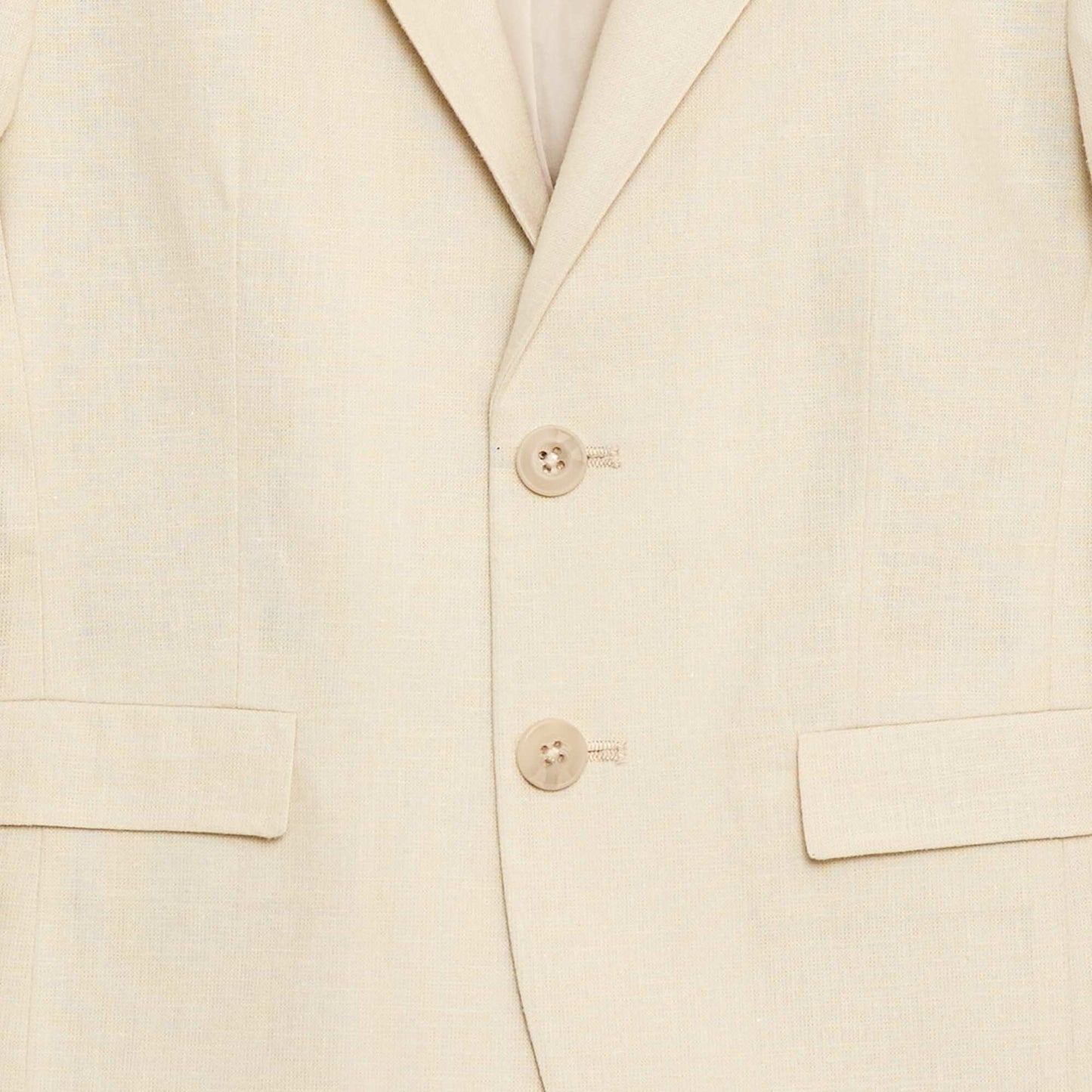 Veste de costume unie BEIGE