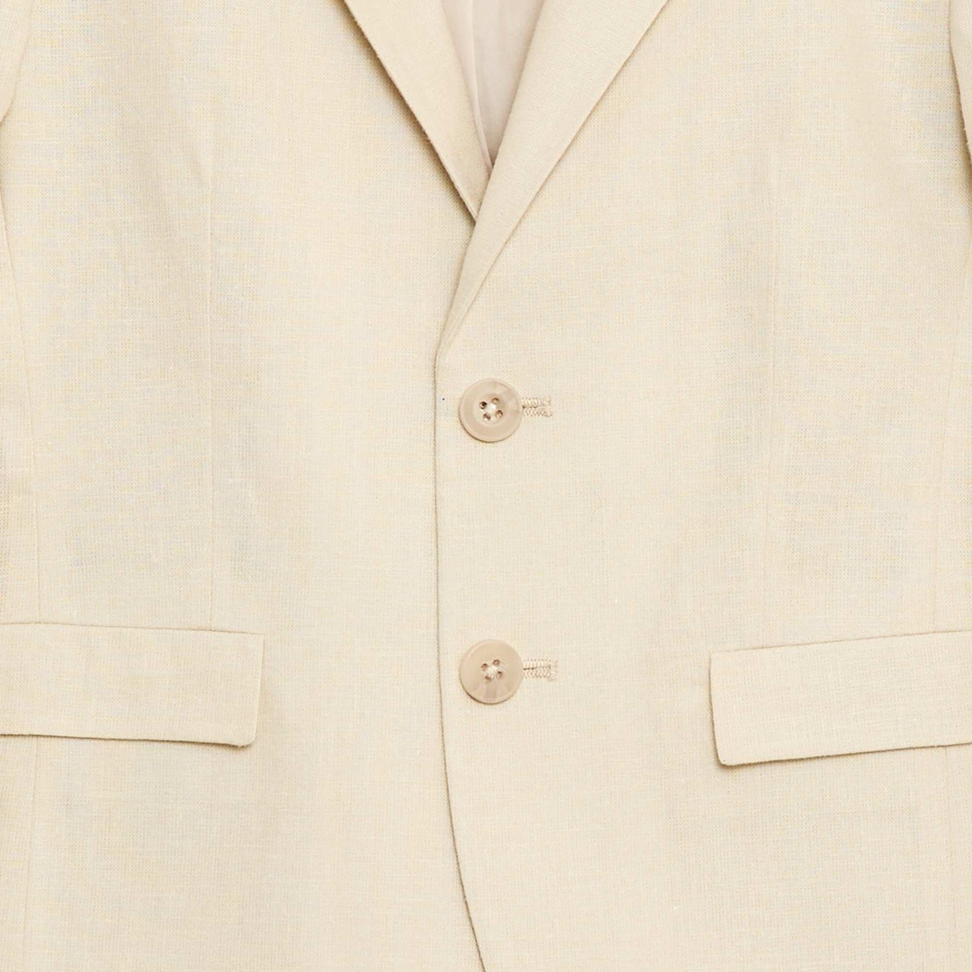 Veste de costume unie BEIGE