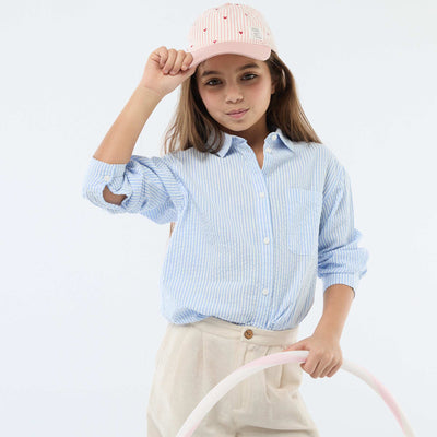 Chemise rayée BLEU