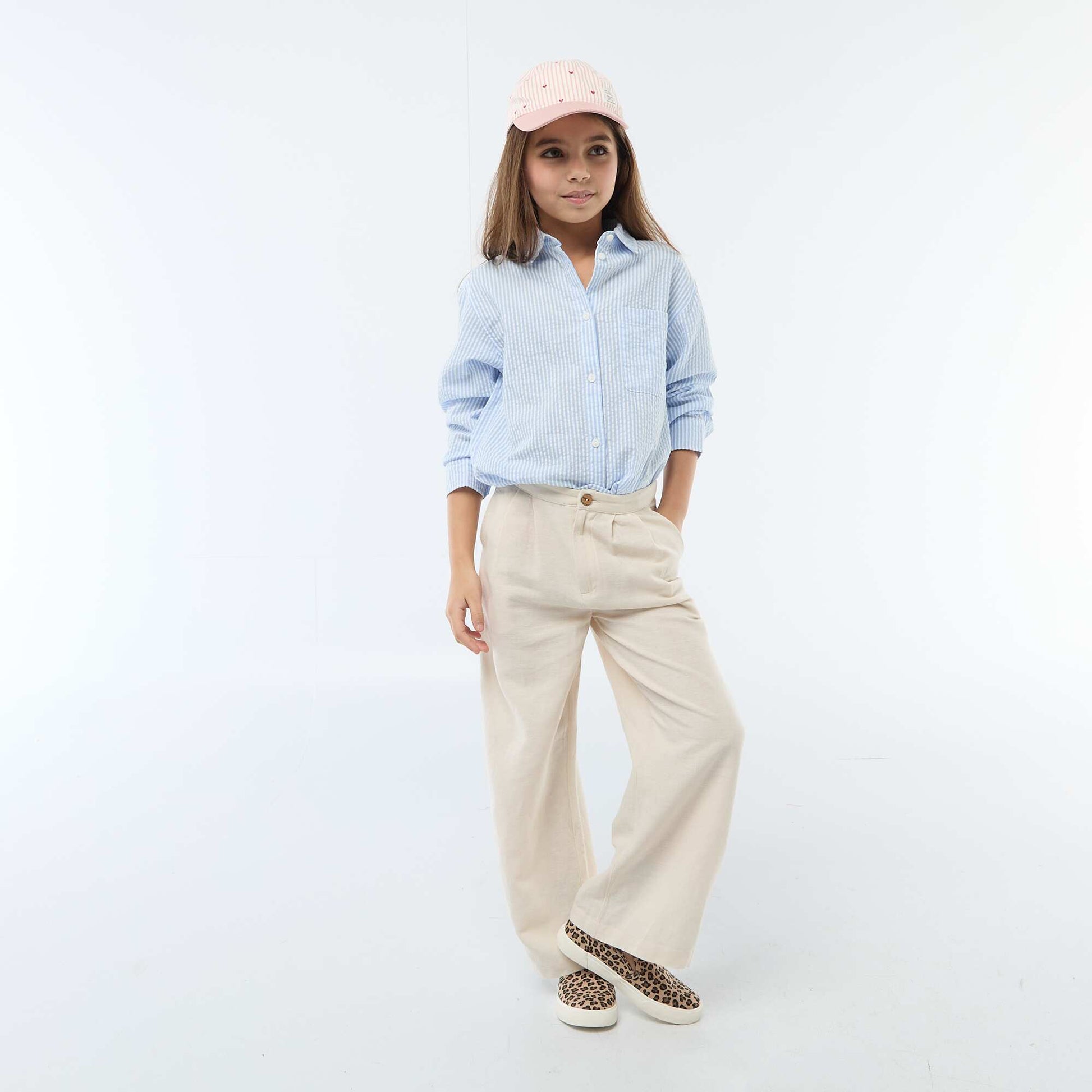 Chemise rayée BLEU