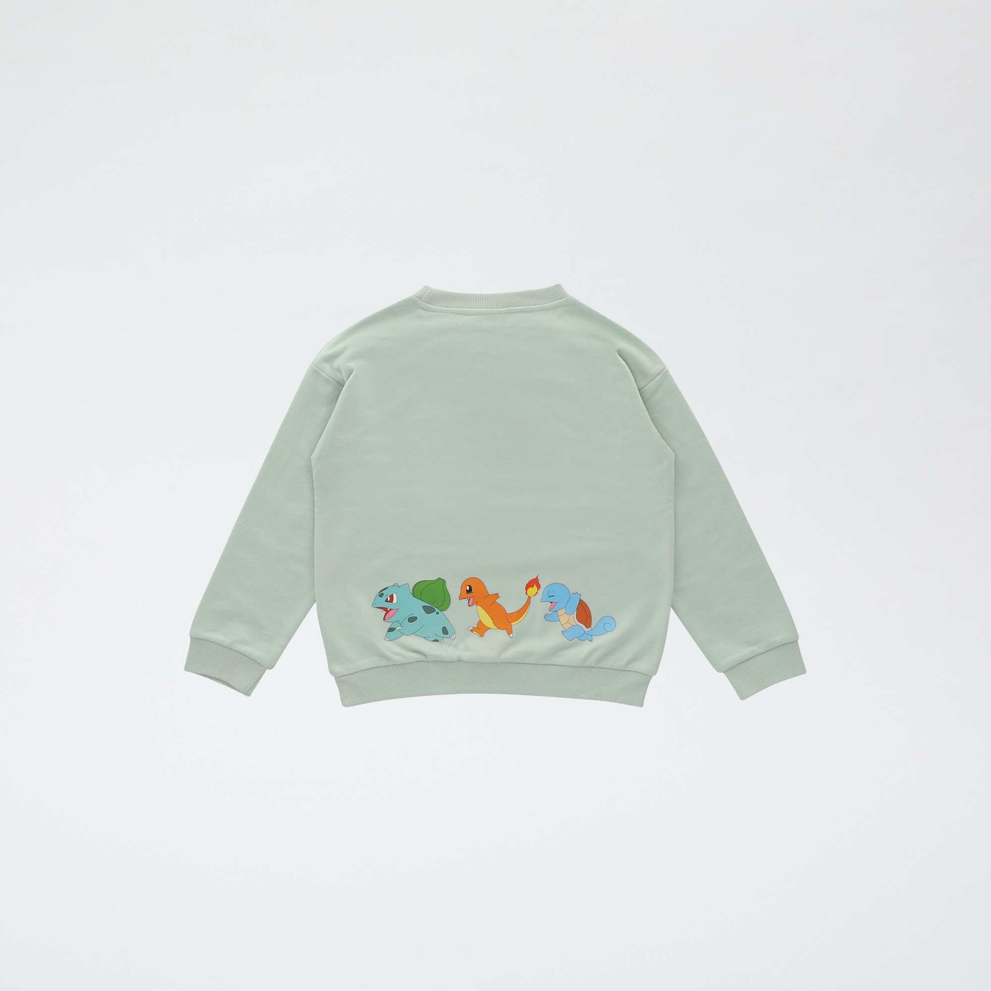 Pull imprimé 'Pokémon' en coton BLEU