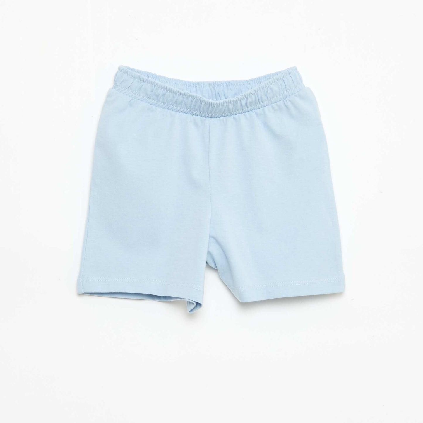 Ensemble pyjama court t-shirt + short - 2 pièces BLEU