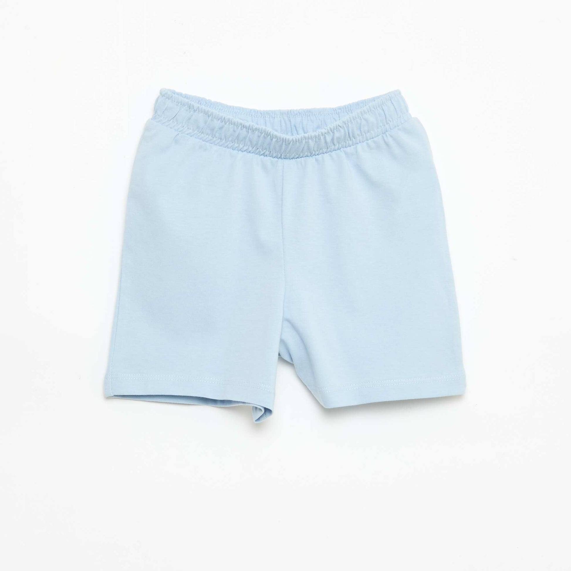 Ensemble pyjama court t-shirt + short - 2 pièces BLEU