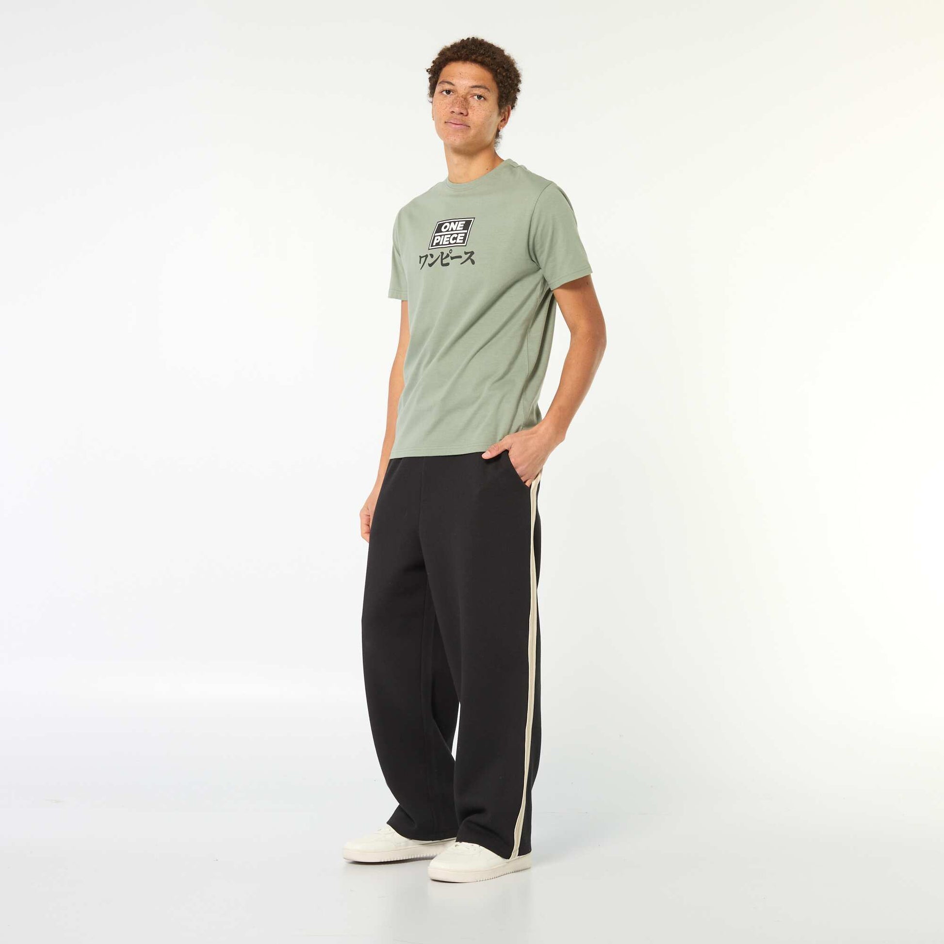 T-shirt imprimé 'One piece' VERT